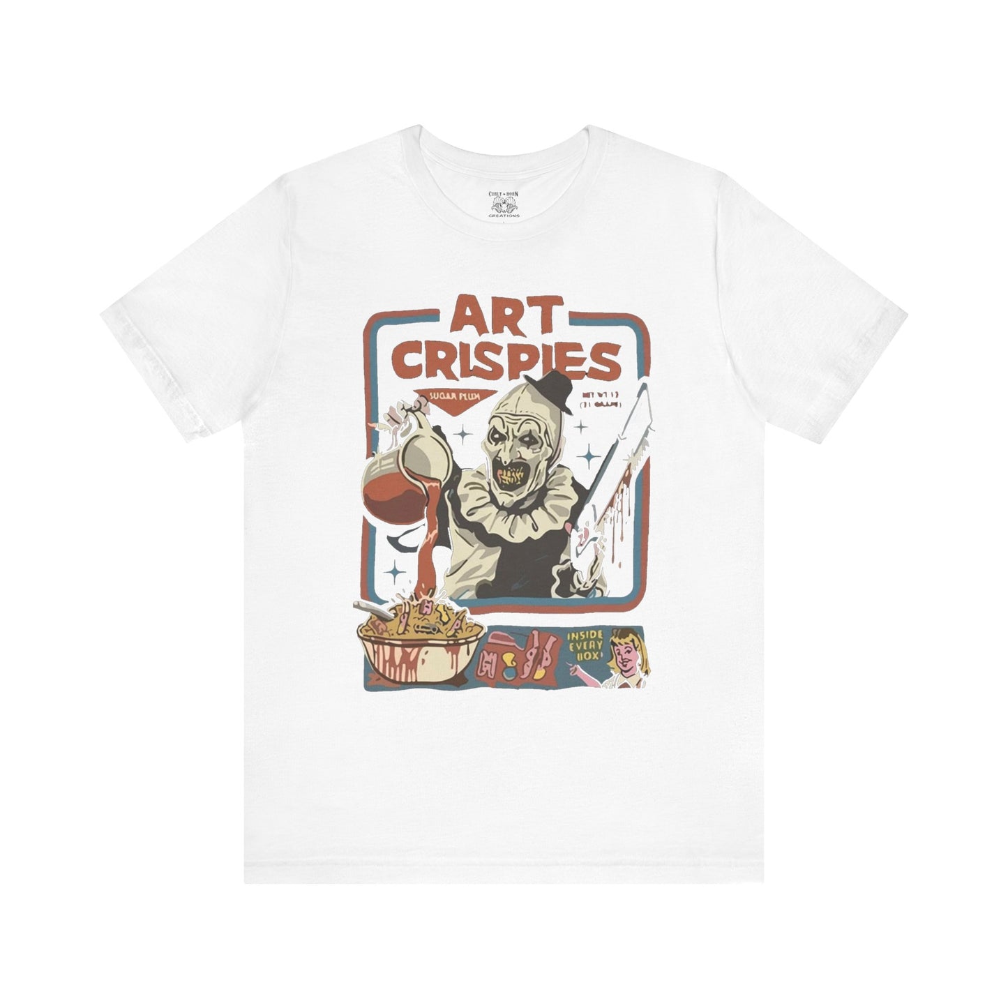 Art Crispies Unisex Tee - Fun Graphic Shirt, Gift for Art Lovers, Casual Wear, Halloween Costume, Unique Apparel