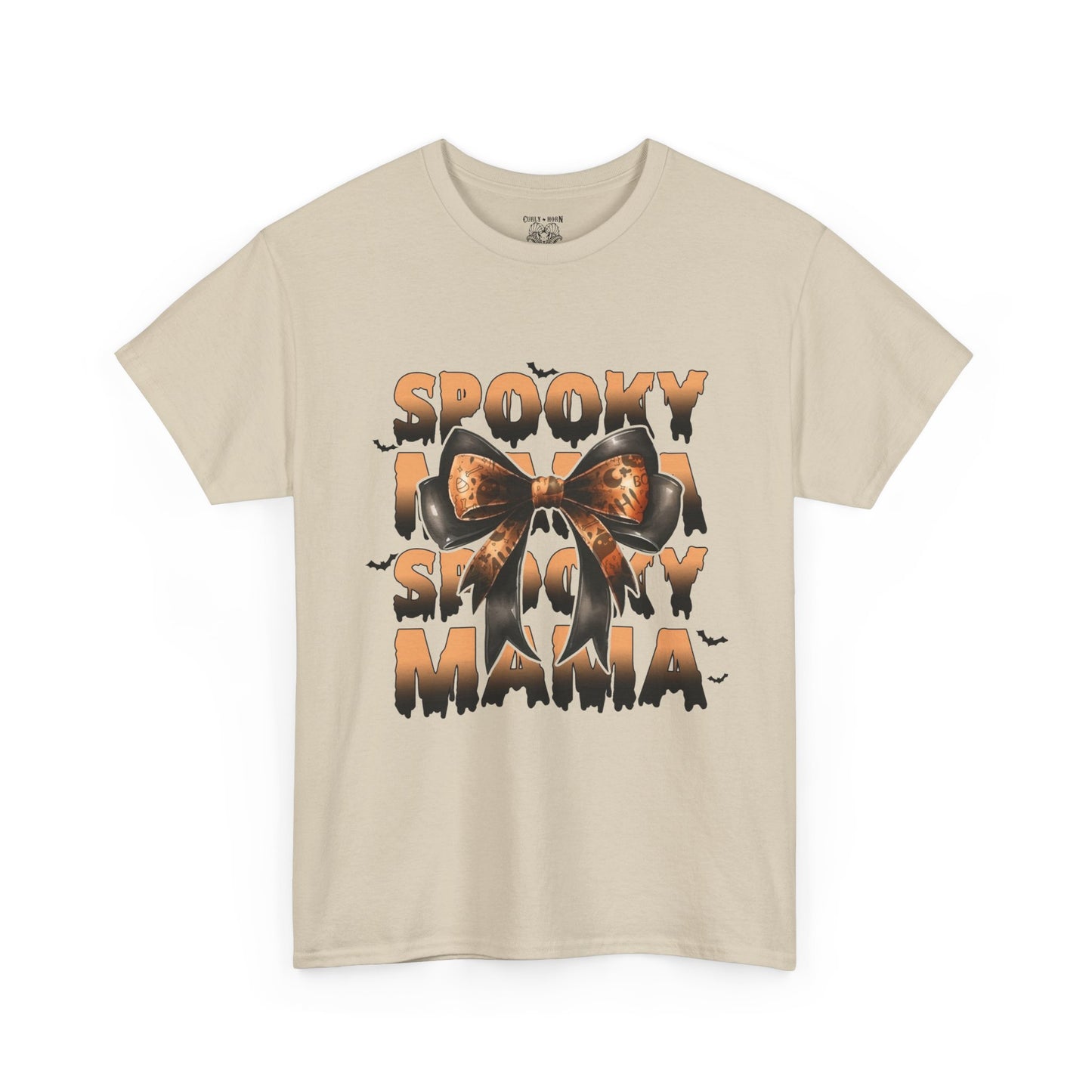 Spooky Season Unisex Heavy Cotton Tee, Halloween Shirt, Ghost Graphic Tee, Fall Fashion, Haunted House Tee