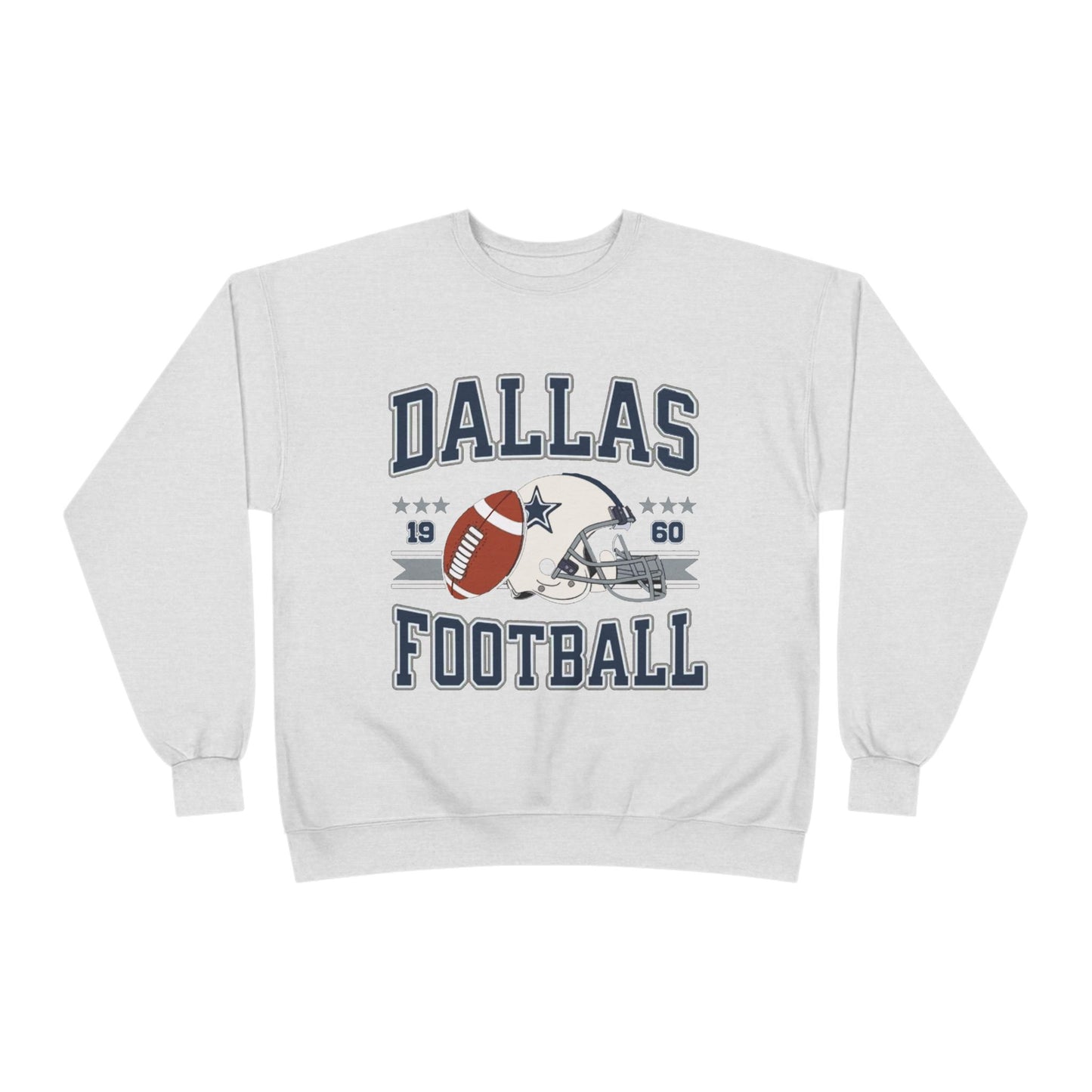 Dallas Football Unisex EcoSmart® Crewneck Sweatshirt, Perfect Gift for Sports Fans, Game Day Outfit, Christmas Gift, Fan Apparel