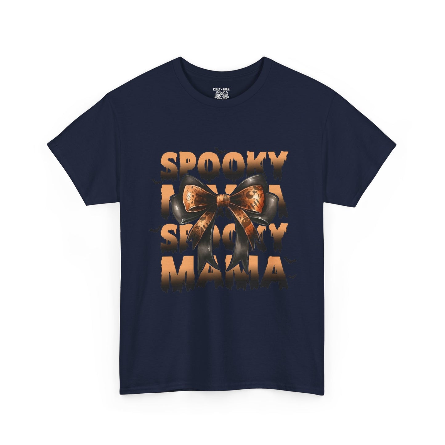 Spooky Season Unisex Heavy Cotton Tee, Halloween Shirt, Ghost Graphic Tee, Fall Fashion, Haunted House Tee