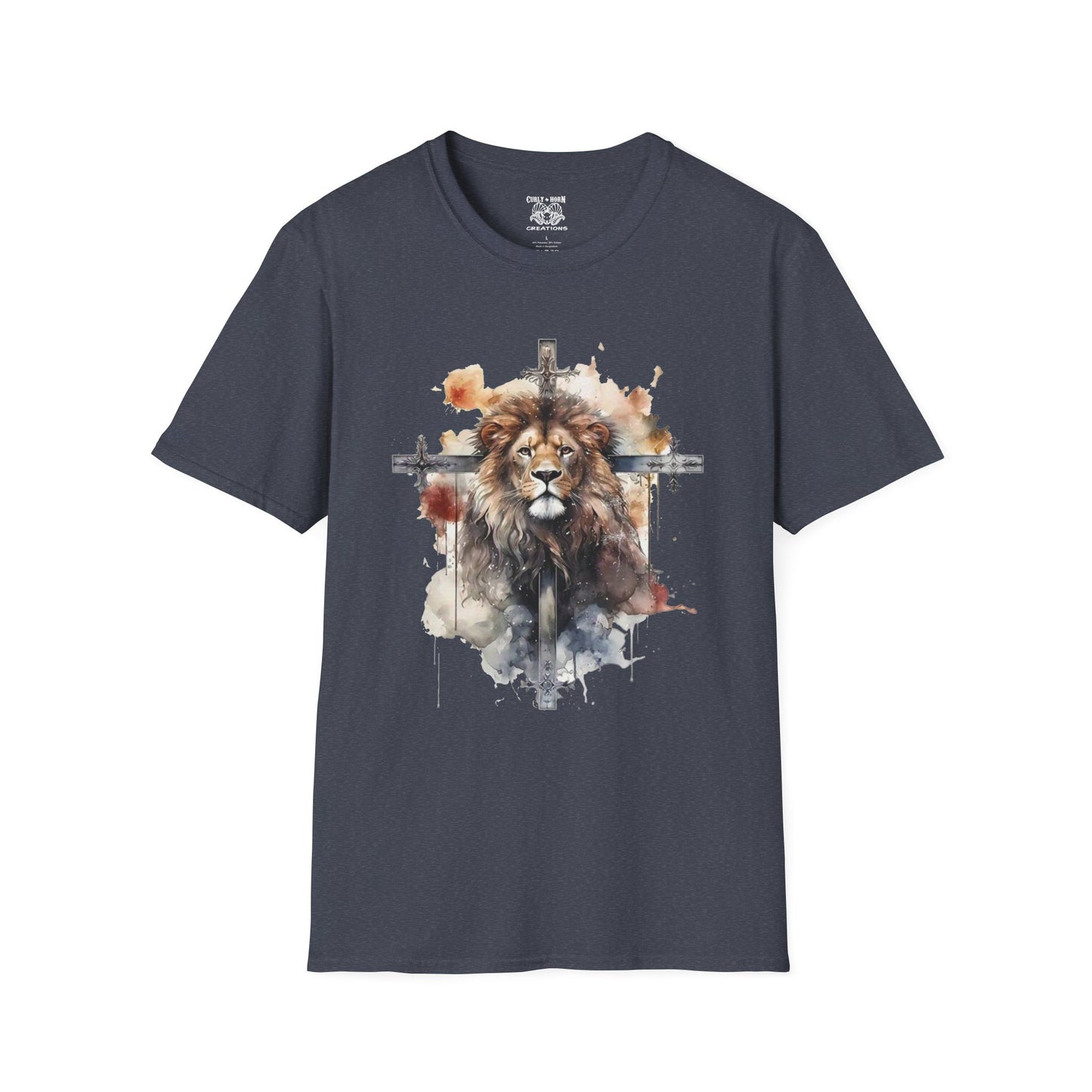 Faith-Inspired Lion Graphic Tee for Men and Women, Christian Apparel, Inspirational Fashion, Gift for Believers, Church Events