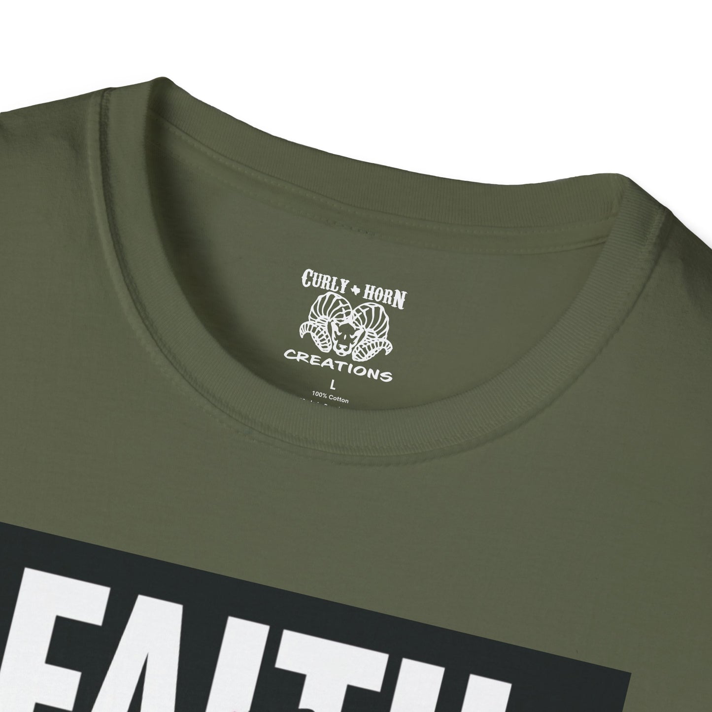 Faith Over Fear Inspirational T-Shirt, Unisex Tee, Spiritual Gift, Christian Apparel, Motivational Graphic Shirt