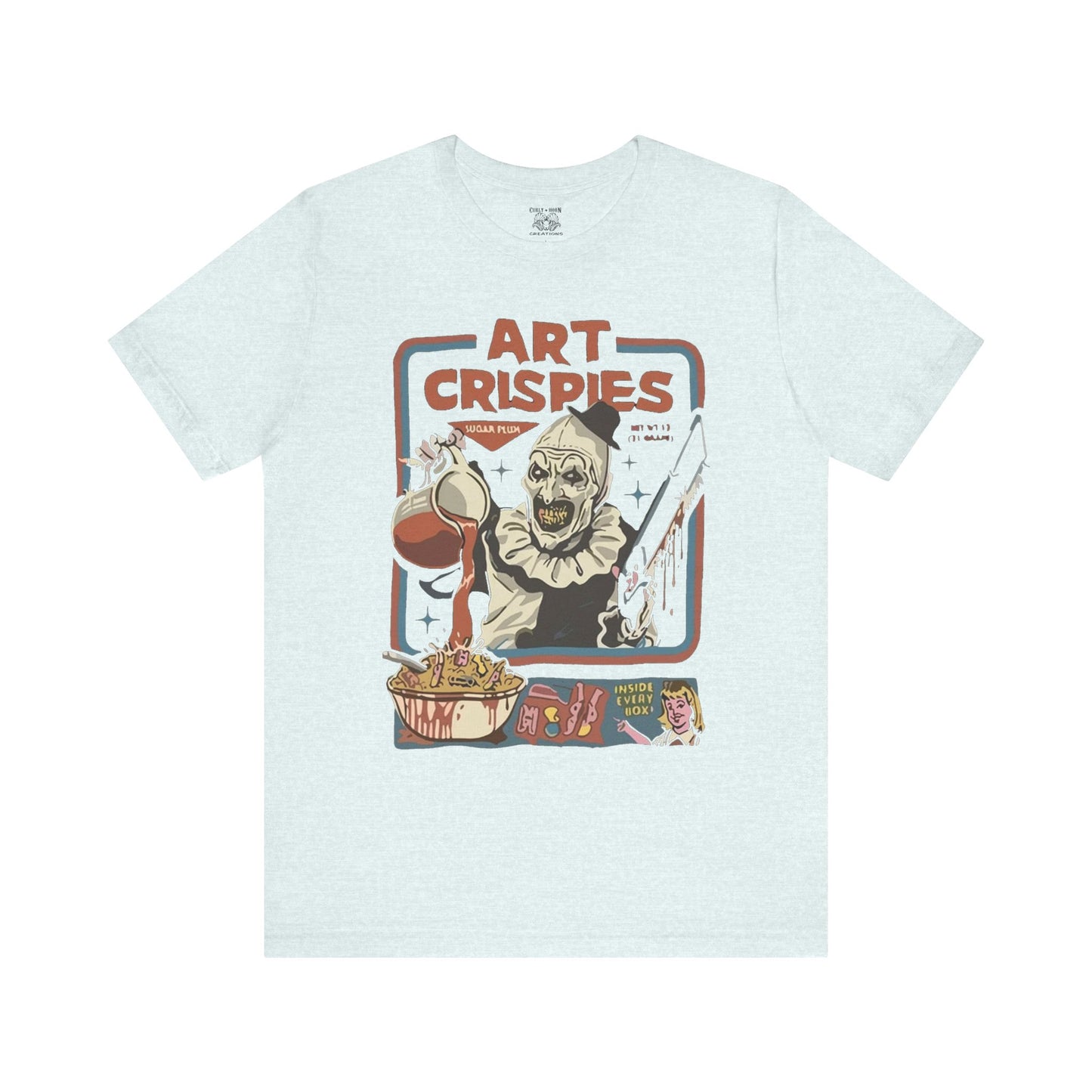 Art Crispies Unisex Tee - Fun Graphic Shirt, Gift for Art Lovers, Casual Wear, Halloween Costume, Unique Apparel