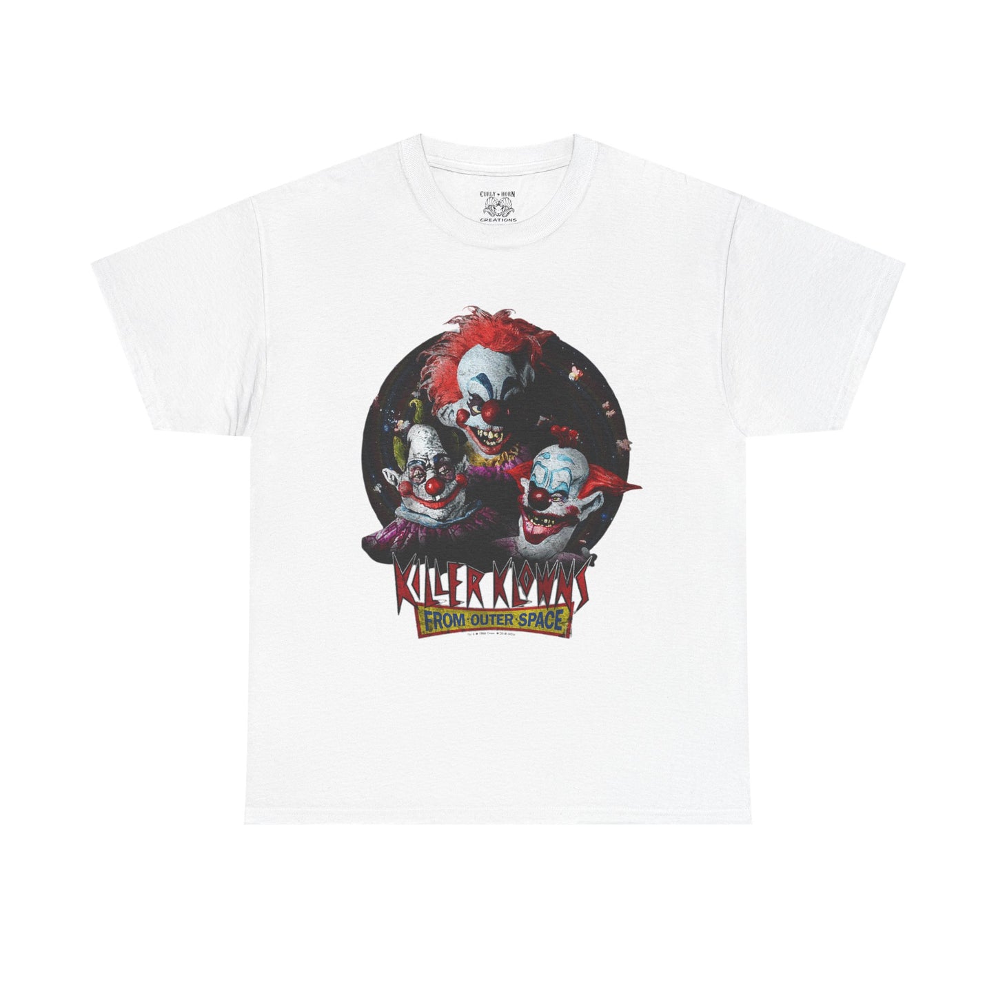 Creepy Clown Graphic Tee, Halloween Shirt, Horror Fan Gift, Unisex Spooky Clothing, Scary Movie Merch