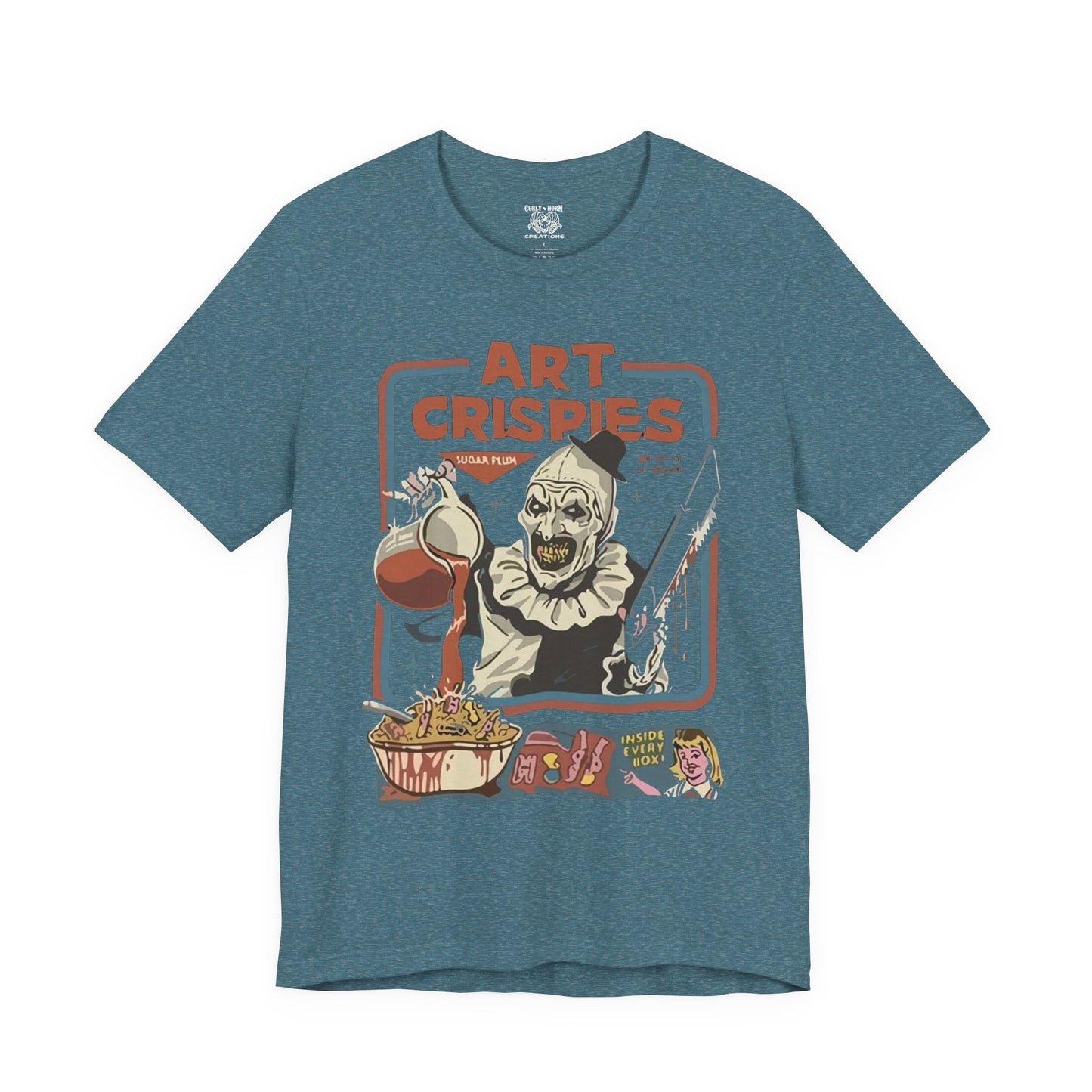 Art Crispies Unisex Tee - Fun Graphic Shirt, Gift for Art Lovers, Casual Wear, Halloween Costume, Unique Apparel