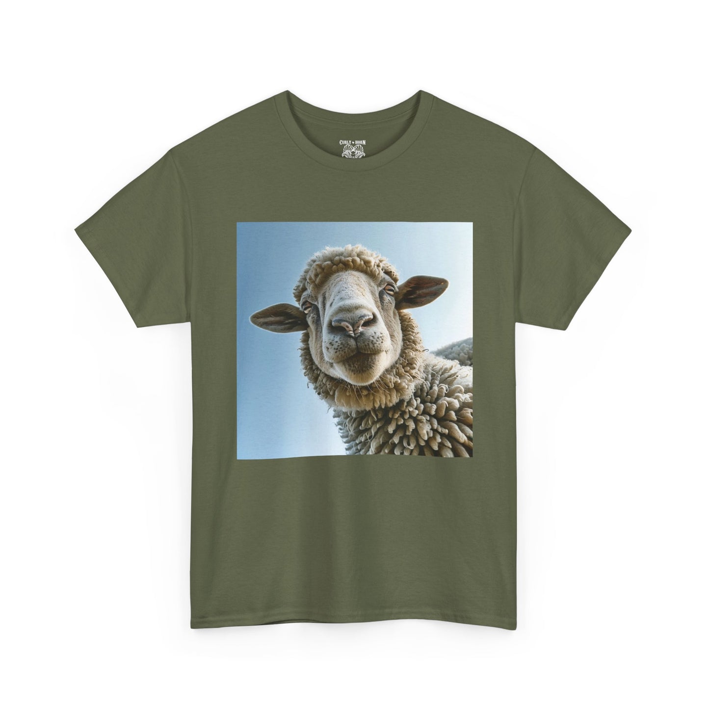 Sheep Graphic Tee, Unisex Cotton T-Shirt for Animal Lovers, Casual Wear, Gift for Pet Owners, Sheep Lovers Tee