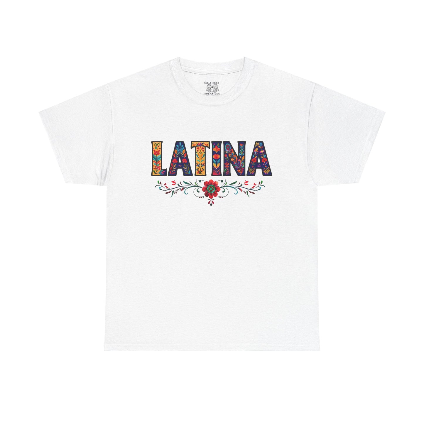 Latina Pride Tee | Unisex Heavy Cotton T-Shirt for Everyday Wear, Hispanic Heritage Month, Gifts