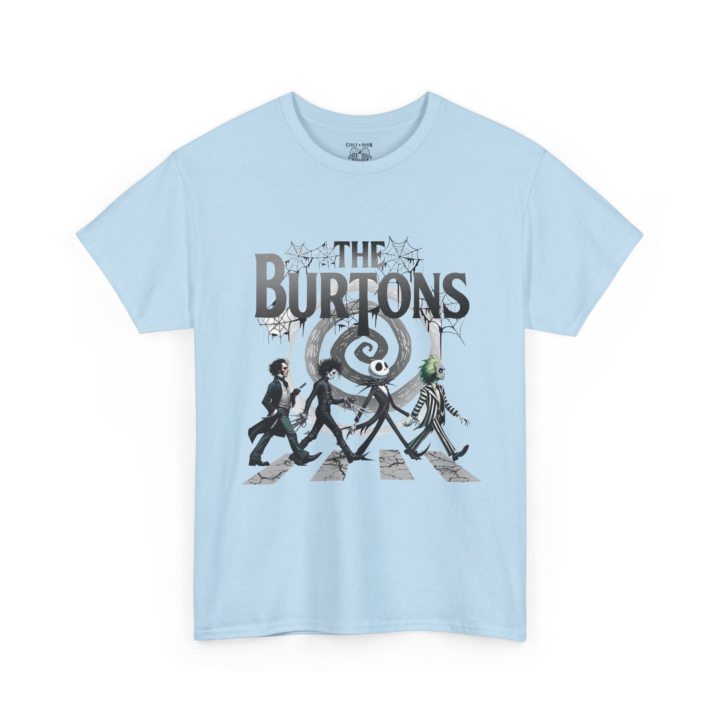 The Burtons Unisex Heavy Cotton Tee - Perfect for Halloween, Movie Lovers, Casual Wear, Gifts, and Everyday Style