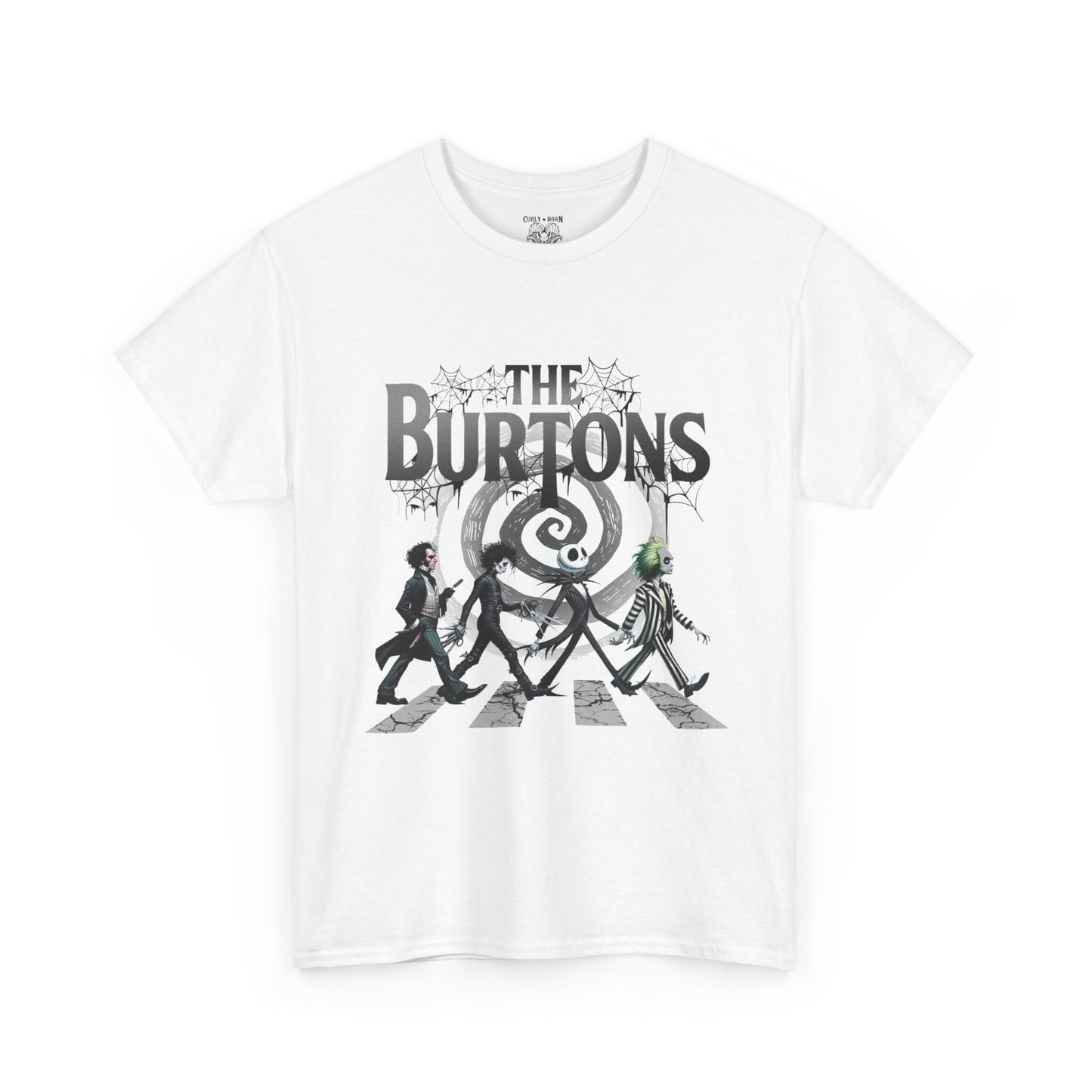 The Burtons Unisex Heavy Cotton Tee - Perfect for Halloween, Movie Lovers, Casual Wear, Gifts, and Everyday Style