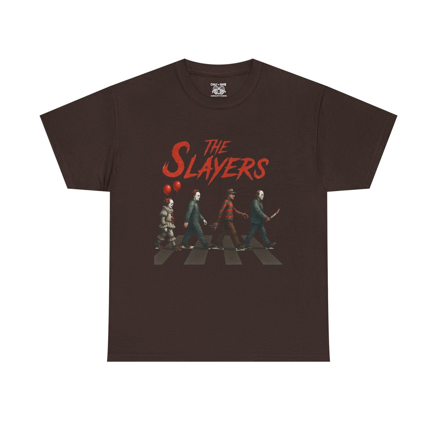 The Slayers Unisex Heavy Cotton Tee - Retro Band Style, Perfect for Music Lovers, Gifts, Concerts, and Casual Wear