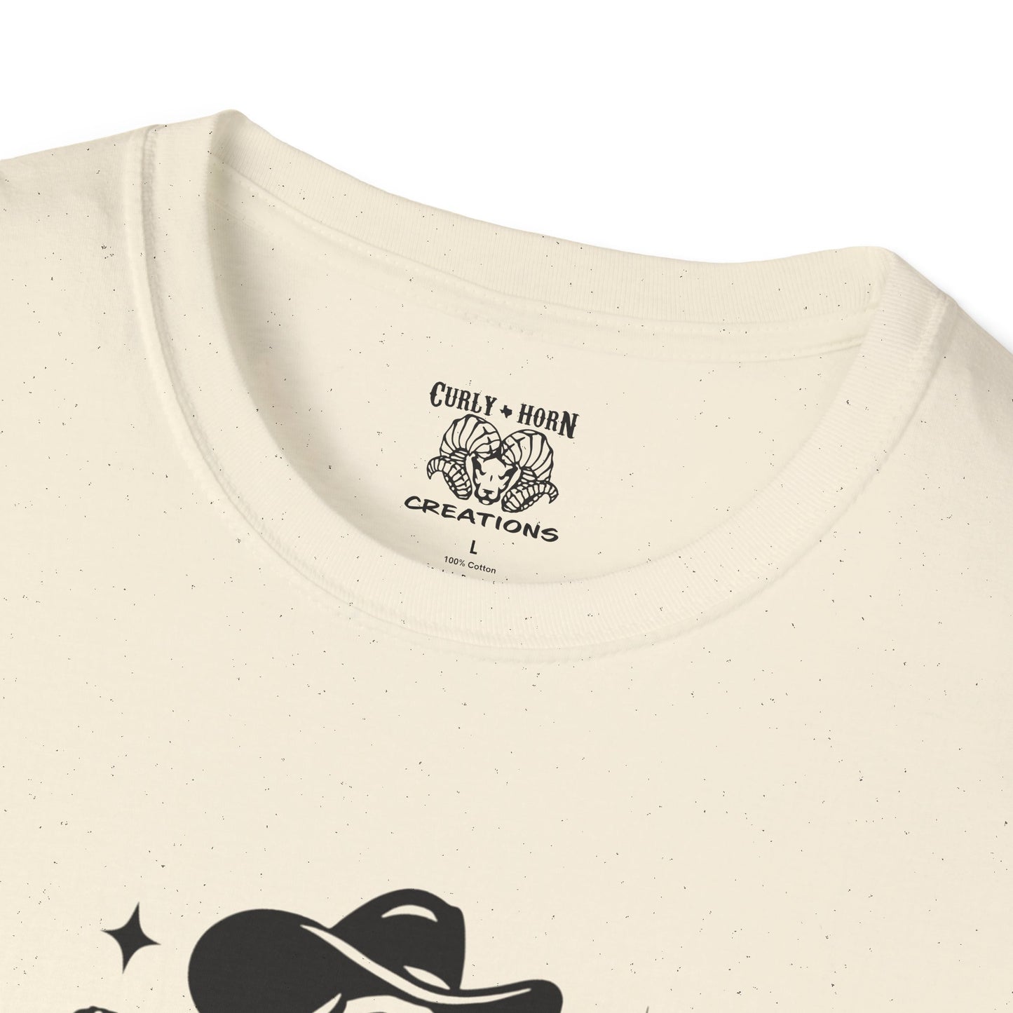 Skeleton Cowgirl T-Shirt, Vintage Halloween Tee, Unisex Graphic Shirt, Casual Outfit, Festival Wear, Spooky Season Apparel