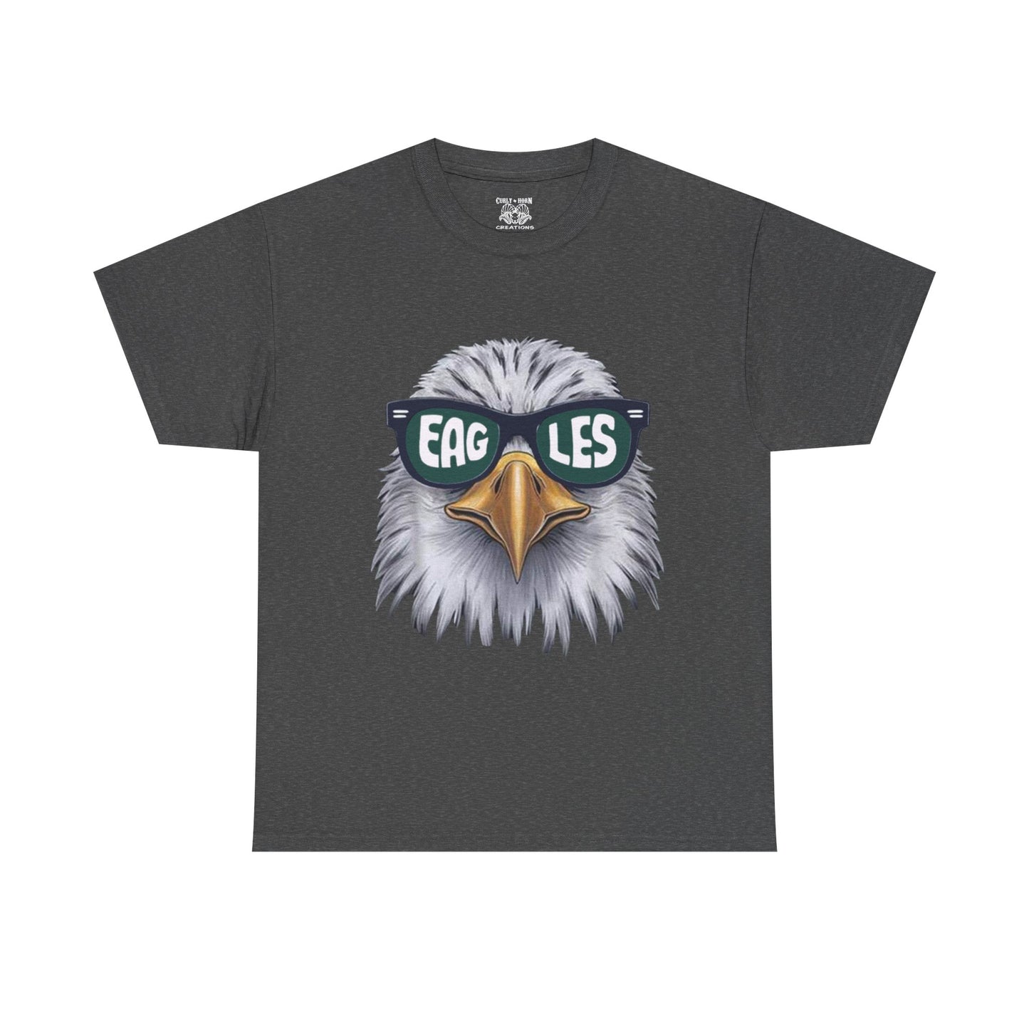 Eagle Sunglasses Tee, Unisex Cotton T-Shirt for Eagle Fans, Perfect for Sports Events, Casual Wear, Gift, Outdoor Adventures