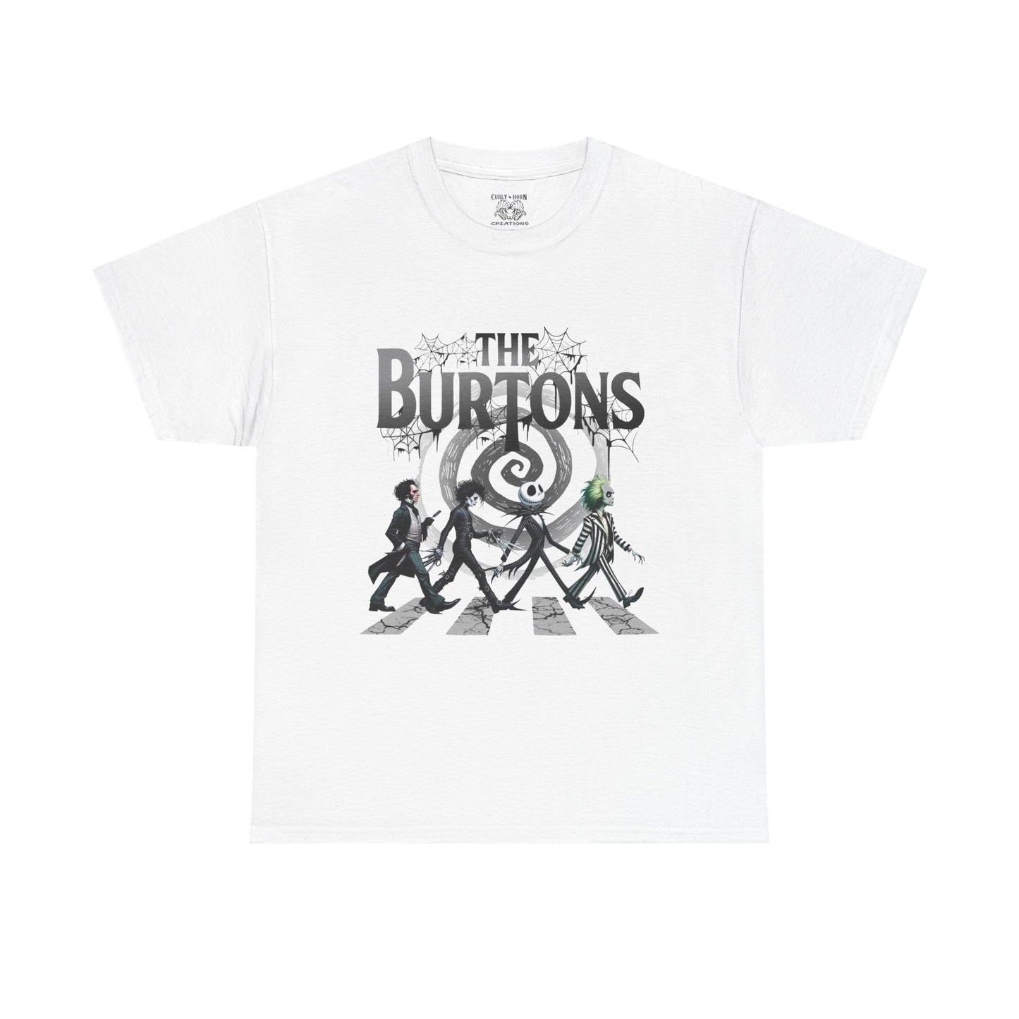 The Burtons Unisex Heavy Cotton Tee - Perfect for Halloween, Movie Lovers, Casual Wear, Gifts, and Everyday Style