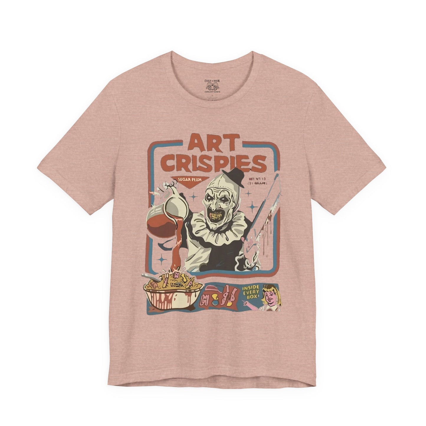 Art Crispies Unisex Tee - Fun Graphic Shirt, Gift for Art Lovers, Casual Wear, Halloween Costume, Unique Apparel
