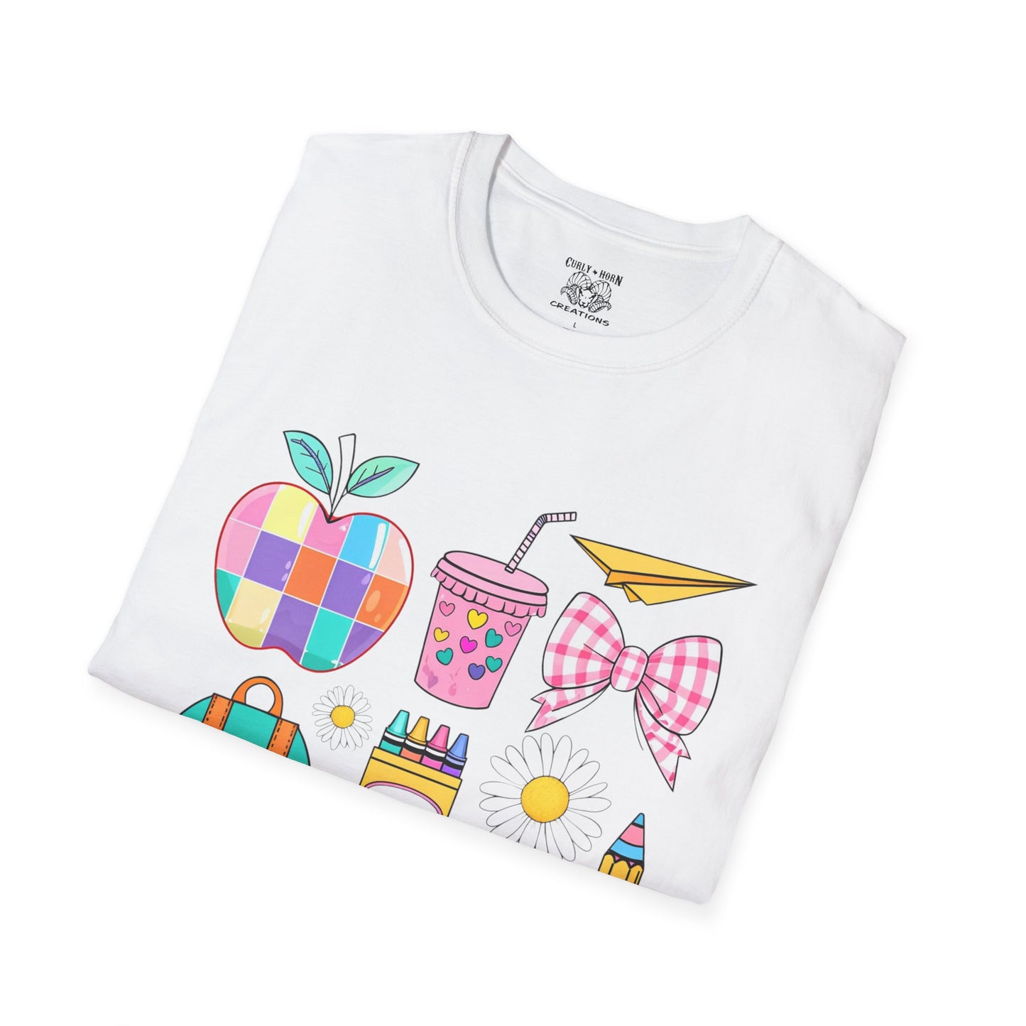 Back to School Unisex T-Shirt, Cute Teacher Gift, Classroom Vibes Shirt, Student Apparel, School Supplies Design Tee