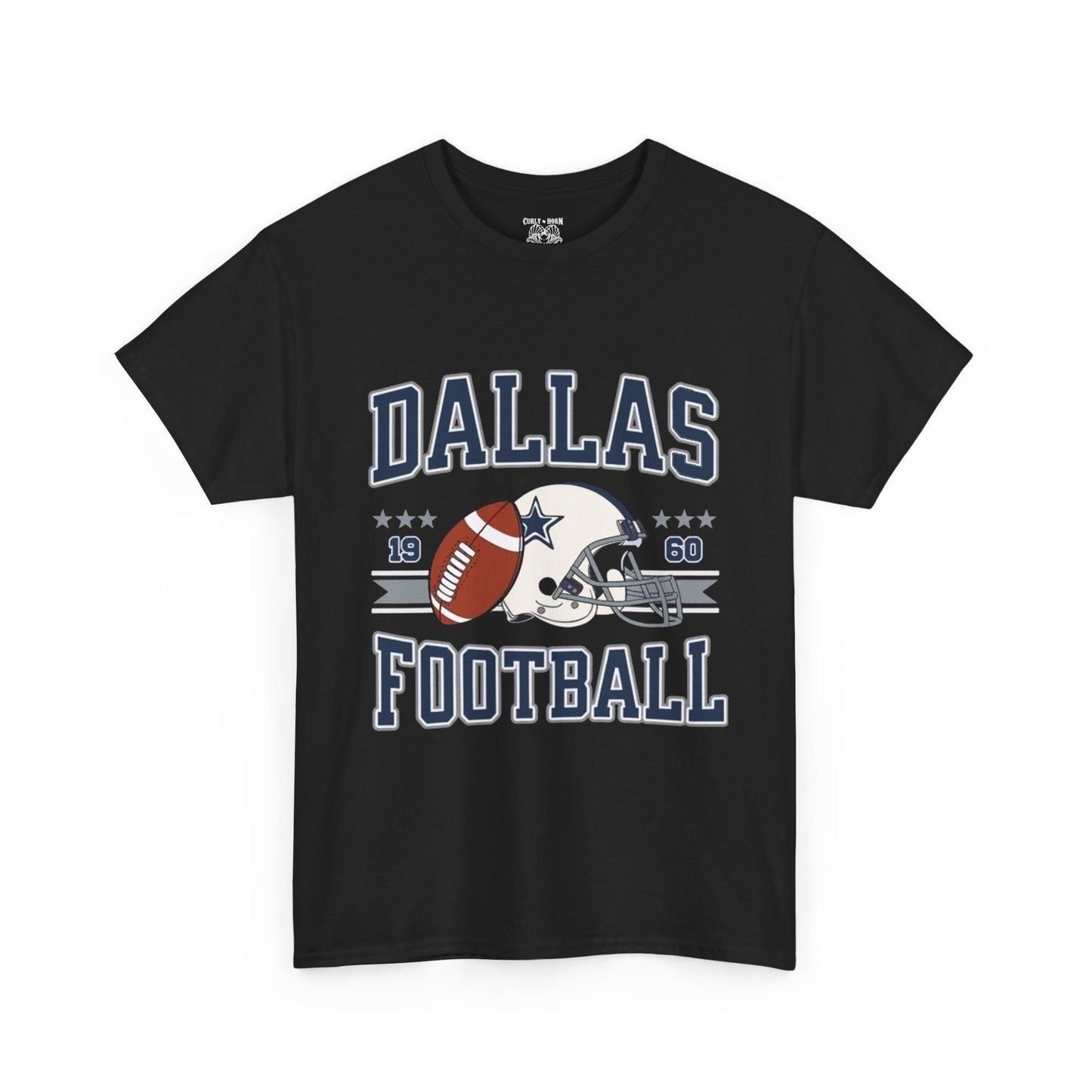 Dallas Football Fan Unisex Heavy Cotton Tee, Sports Shirt, Game Day Outfit, Gift for Fans, Football Season Apparel