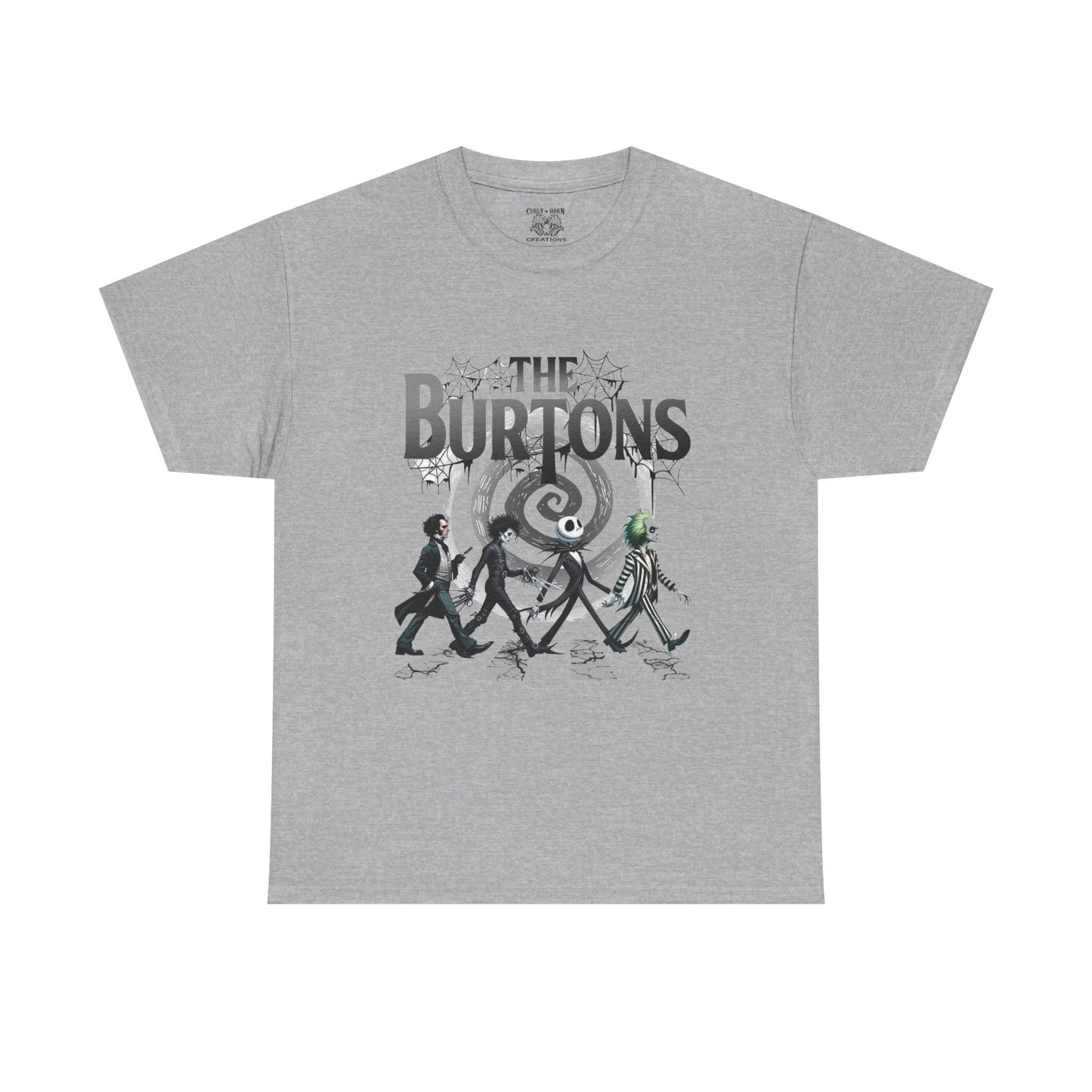 The Burtons Unisex Heavy Cotton Tee - Perfect for Halloween, Movie Lovers, Casual Wear, Gifts, and Everyday Style