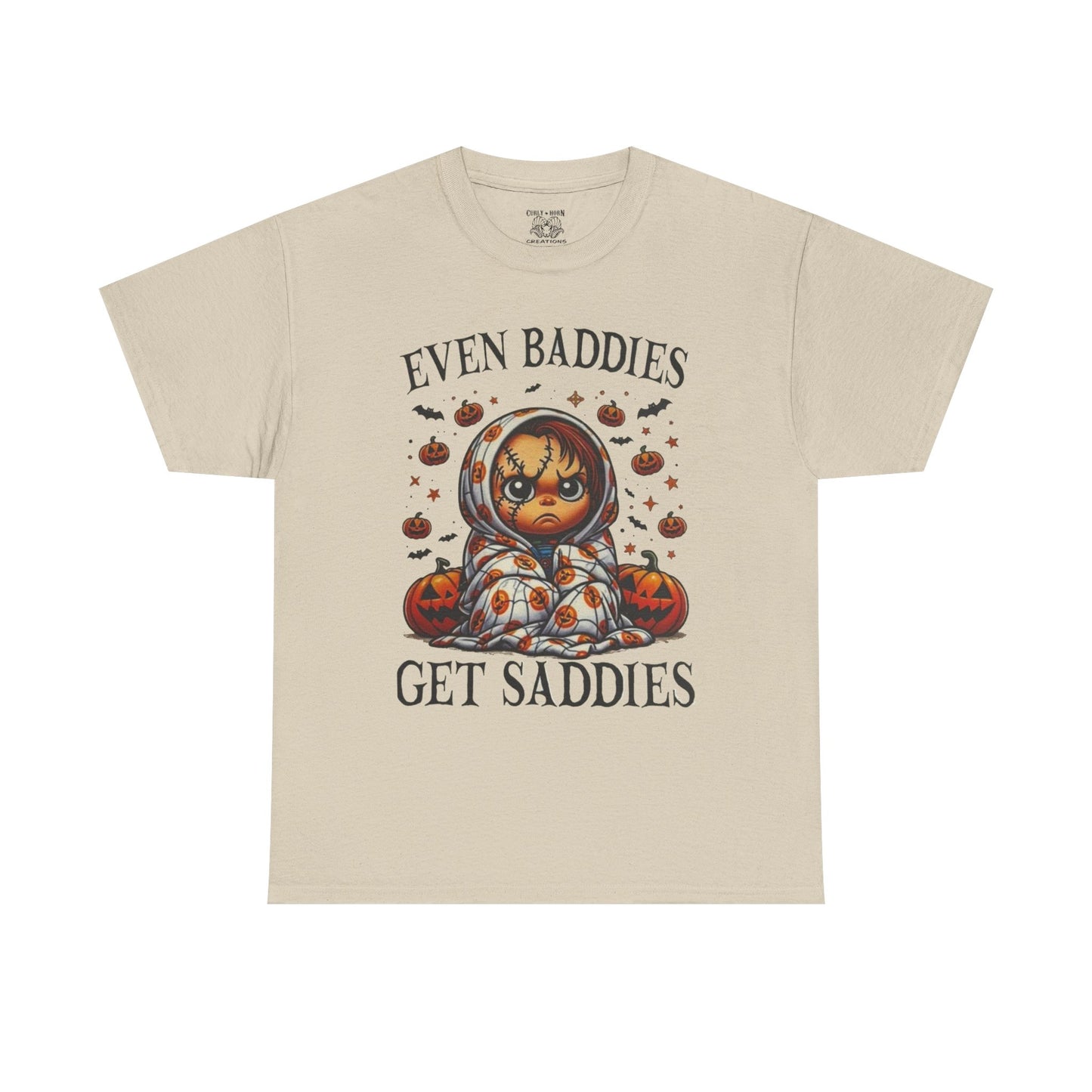 Unisex Halloween Graphic Tee, Spooky T-Shirt for Fall, Pumpkin Decor Shirt, Gift for Baddies, Halloween Costume Top, Cute Fall Apparel