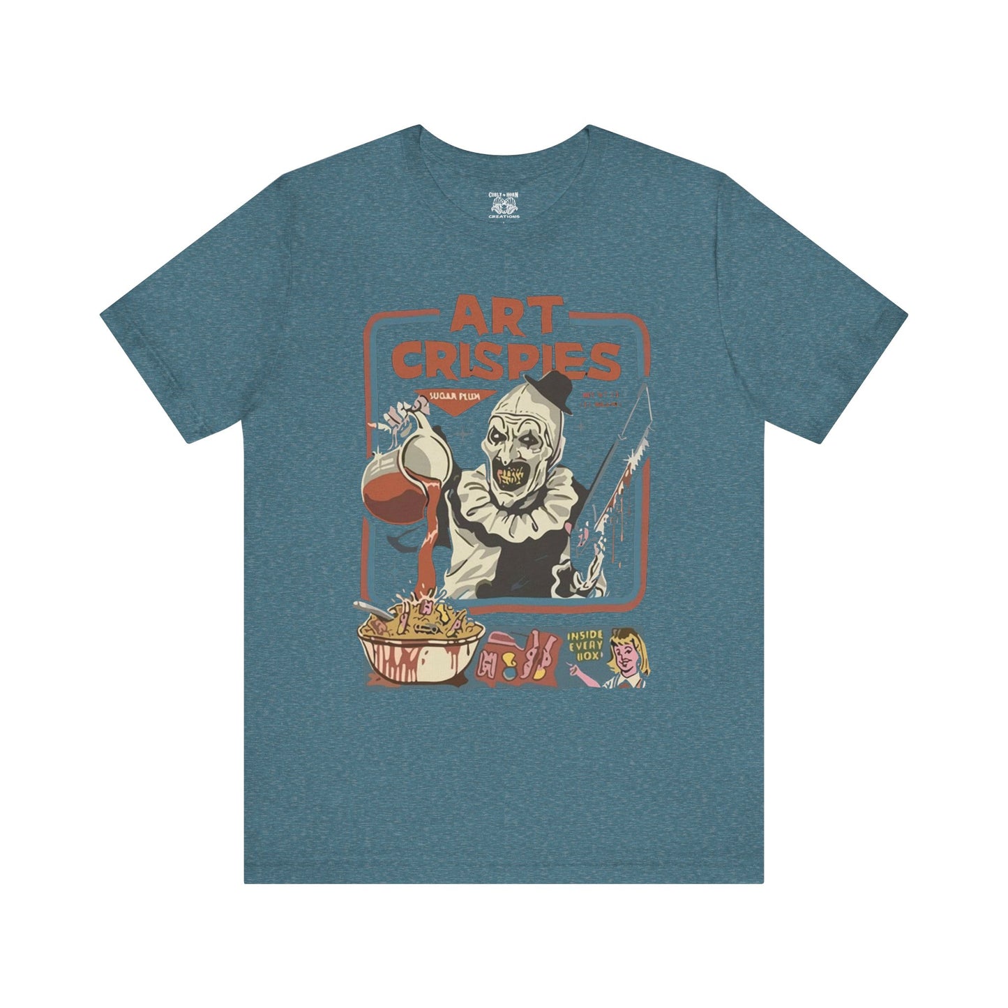 Art Crispies Unisex Tee - Fun Graphic Shirt, Gift for Art Lovers, Casual Wear, Halloween Costume, Unique Apparel
