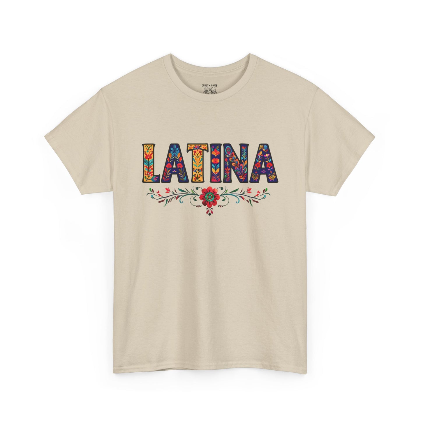 Latina Pride Tee | Unisex Heavy Cotton T-Shirt for Everyday Wear, Hispanic Heritage Month, Gifts