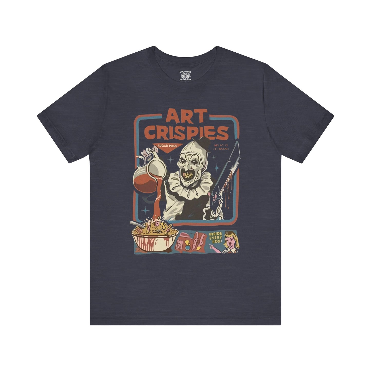 Art Crispies Unisex Tee - Fun Graphic Shirt, Gift for Art Lovers, Casual Wear, Halloween Costume, Unique Apparel
