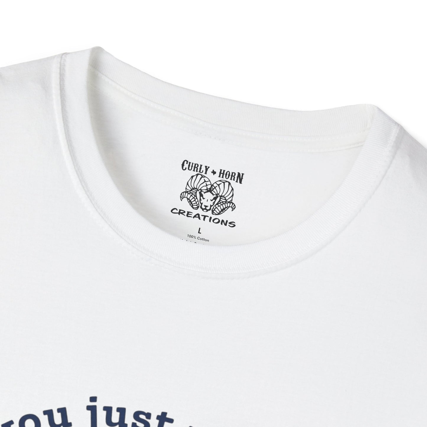 Funny Western Frog Unisex Softstyle T-Shirt with Quirky Quote