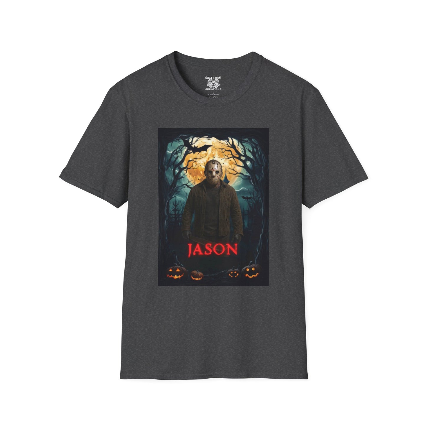 Jason Halloween Unisex T-Shirt, Spooky Apparel, Horror Movie Gift, Festival Outfit, Fall Wardrobe Essential