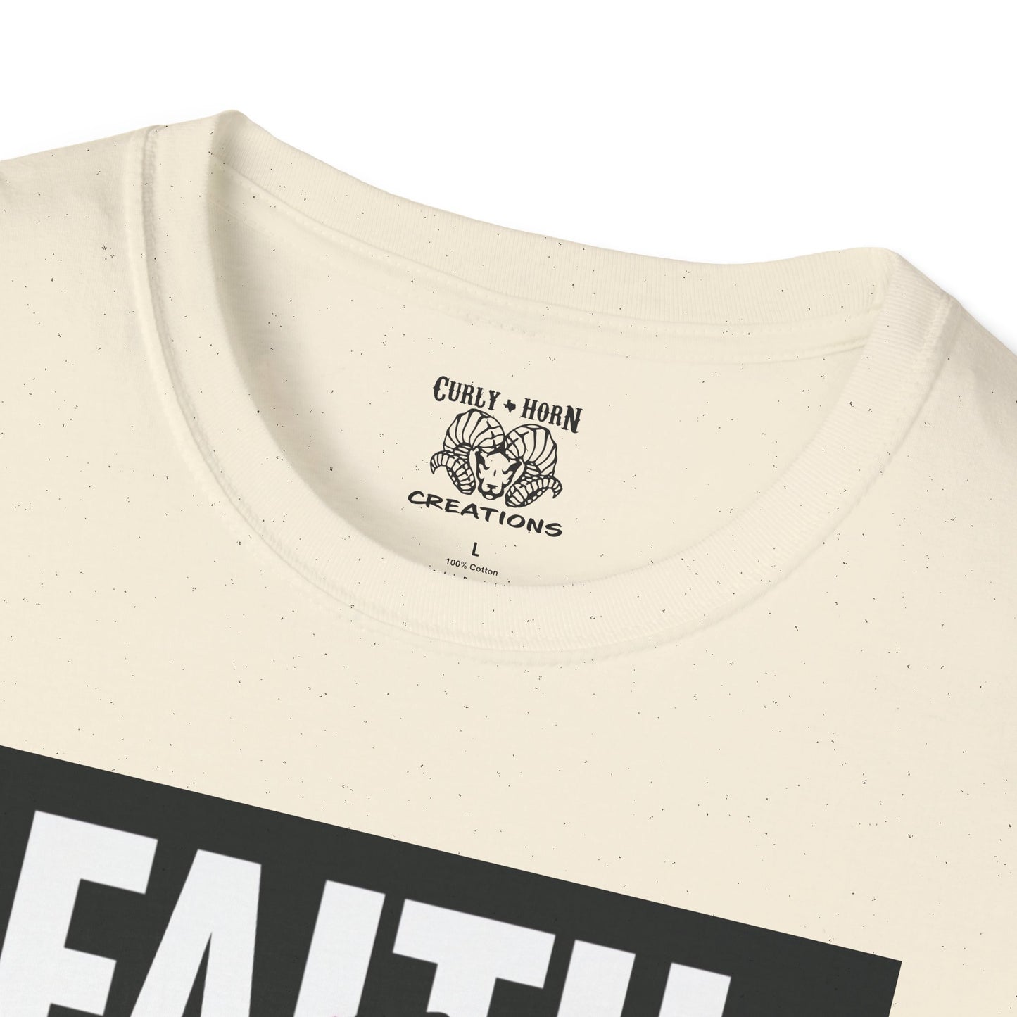 Faith Over Fear Inspirational T-Shirt, Unisex Tee, Spiritual Gift, Christian Apparel, Motivational Graphic Shirt
