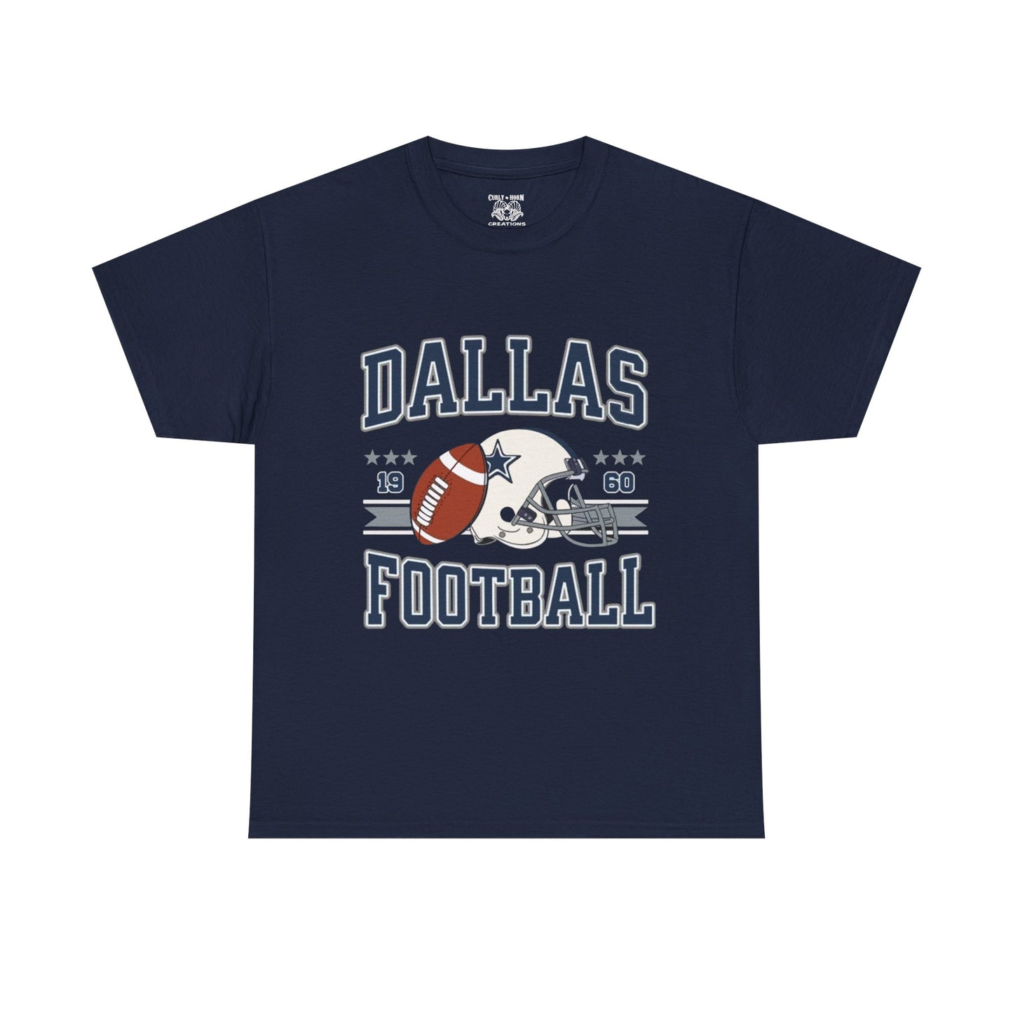 Dallas Football Fan Unisex Heavy Cotton Tee, Sports Shirt, Game Day Outfit, Gift for Fans, Football Season Apparel