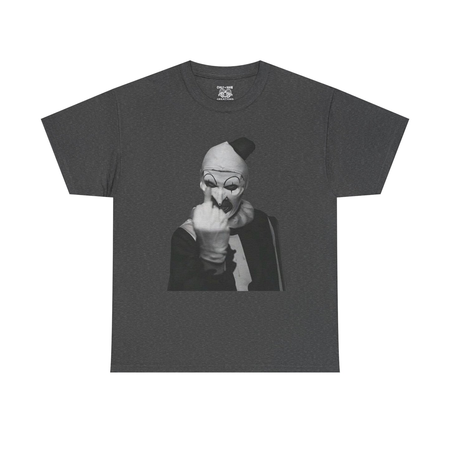 Art the Clown Terrifier Tee, Unisex Cotton T-Shirt for Humor Lovers, Casual Wear, Street Style, Gift for Fun-Loving Friends