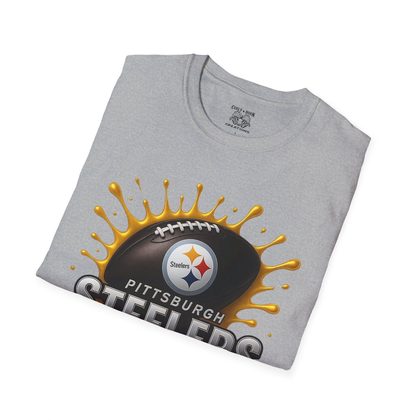 Pittsburgh Steelers Unisex Softstyle T-Shirt, NFL Tee, Game Day Apparel, Sports Fan Shirt, Football Gift, Casual Wear