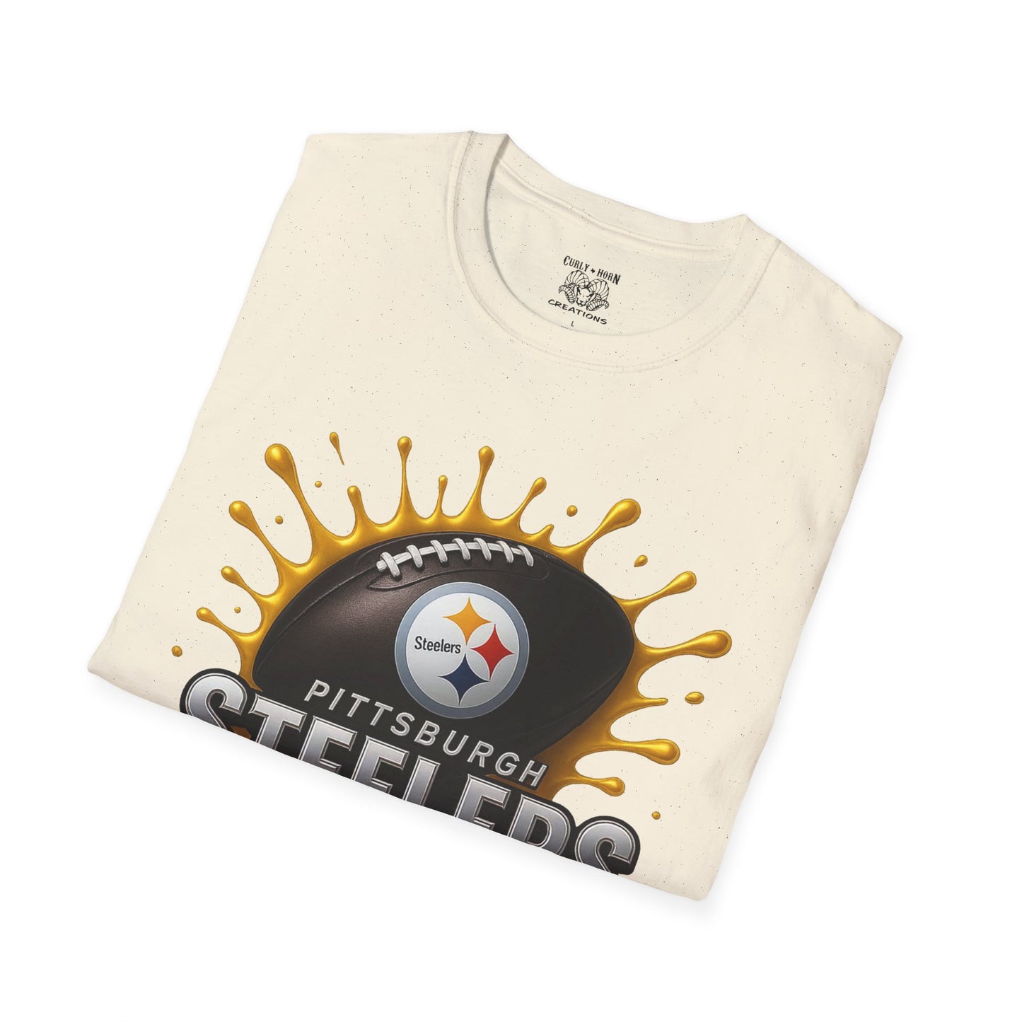 Pittsburgh Steelers Unisex Softstyle T-Shirt, NFL Tee, Game Day Apparel, Sports Fan Shirt, Football Gift, Casual Wear