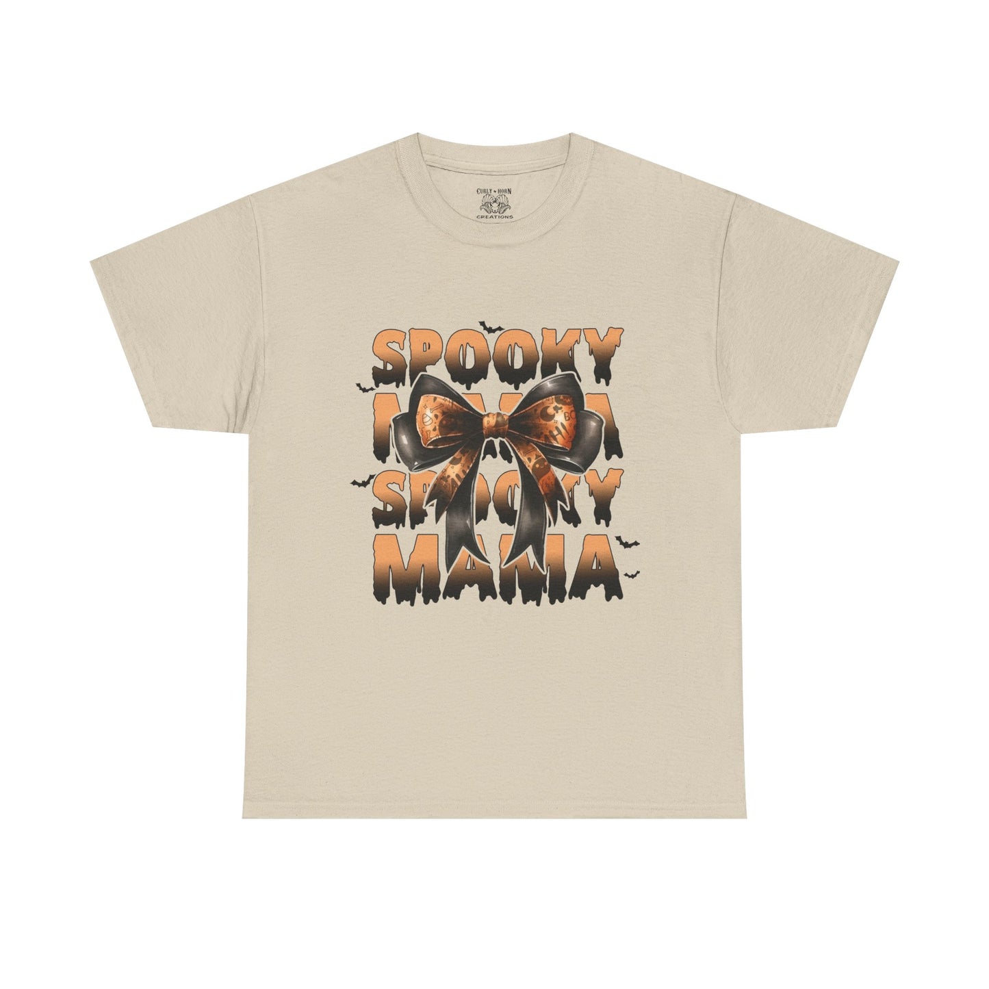 Spooky Season Unisex Heavy Cotton Tee, Halloween Shirt, Ghost Graphic Tee, Fall Fashion, Haunted House Tee