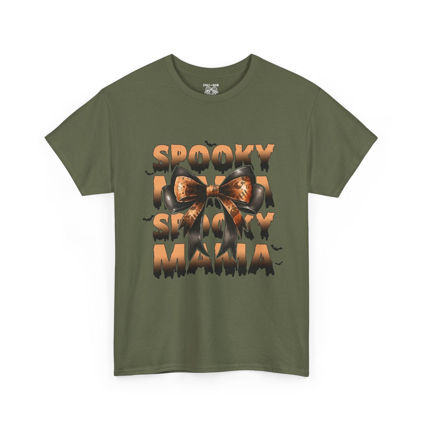 Spooky Season Unisex Heavy Cotton Tee, Halloween Shirt, Ghost Graphic Tee, Fall Fashion, Haunted House Tee