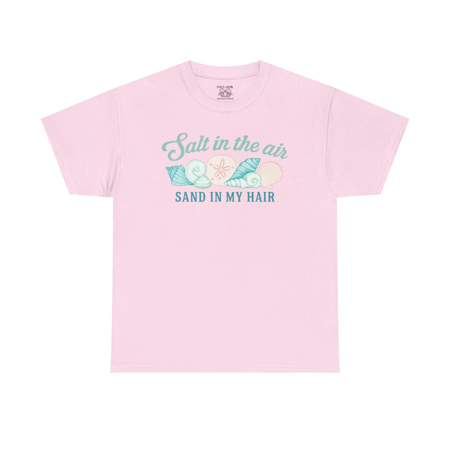 Beach Vibes Unisex Tee - Salt in the Air Sand in My Hair, Summer Shirt, Beachwear, Vacation Tee, Gift for Ocean Lovers