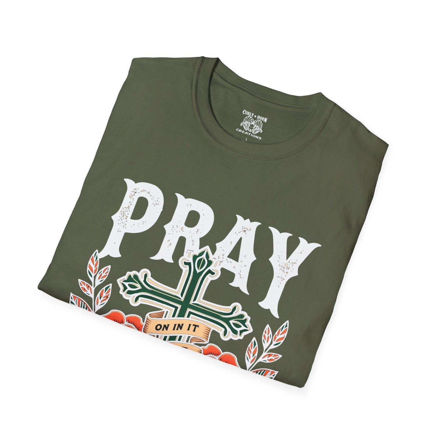 Pray Over It T-Shirt, Motivational Tee, Faith-Based Apparel, Religious Gift, Comfort Wear, Everyday Style
