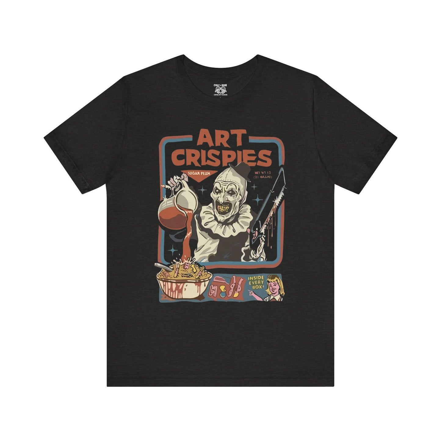 Art Crispies Unisex Tee - Fun Graphic Shirt, Gift for Art Lovers, Casual Wear, Halloween Costume, Unique Apparel