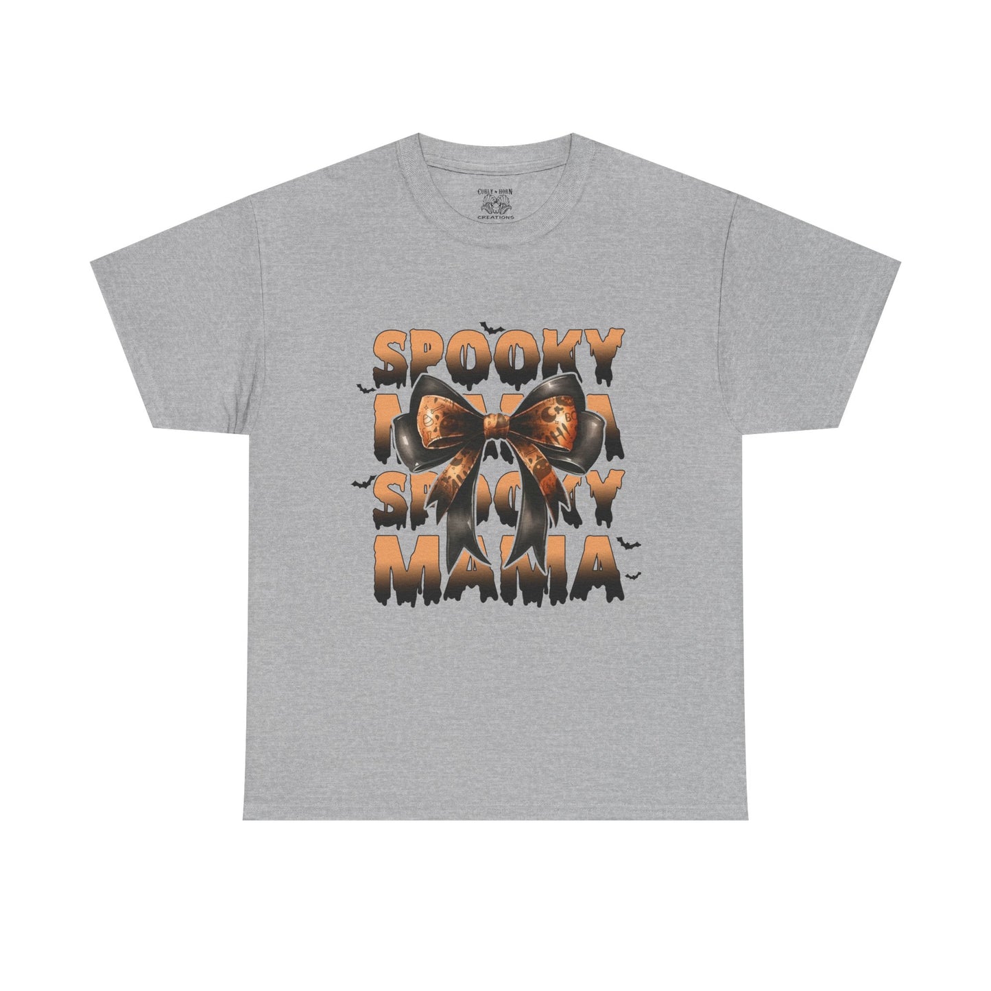 Spooky Season Unisex Heavy Cotton Tee, Halloween Shirt, Ghost Graphic Tee, Fall Fashion, Haunted House Tee