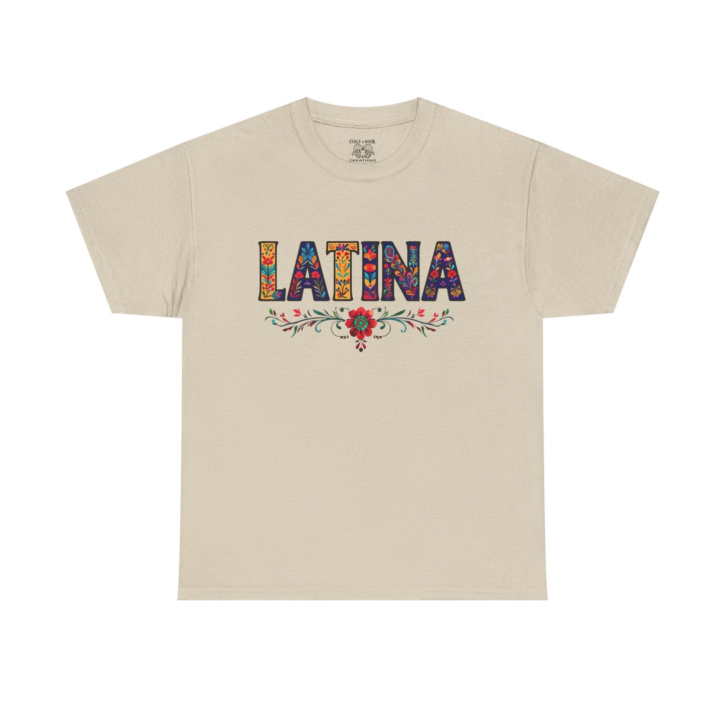Latina Pride Tee | Unisex Heavy Cotton T-Shirt for Everyday Wear, Hispanic Heritage Month, Gifts