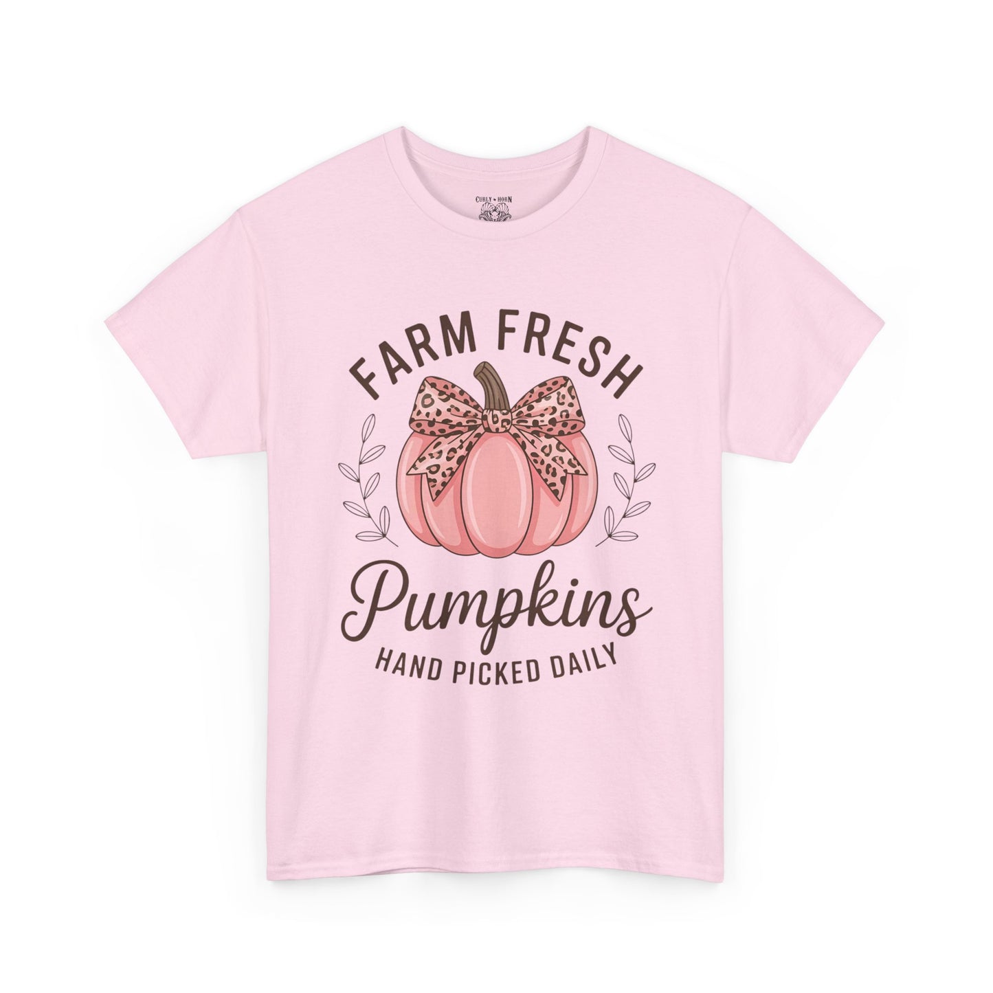 Farm Fresh Pumpkins Unisex T-Shirt, Fall Apparel, Pumpkin Spice Shirt, Autumn Tee, Halloween Gift, Cozy Fall Clothing