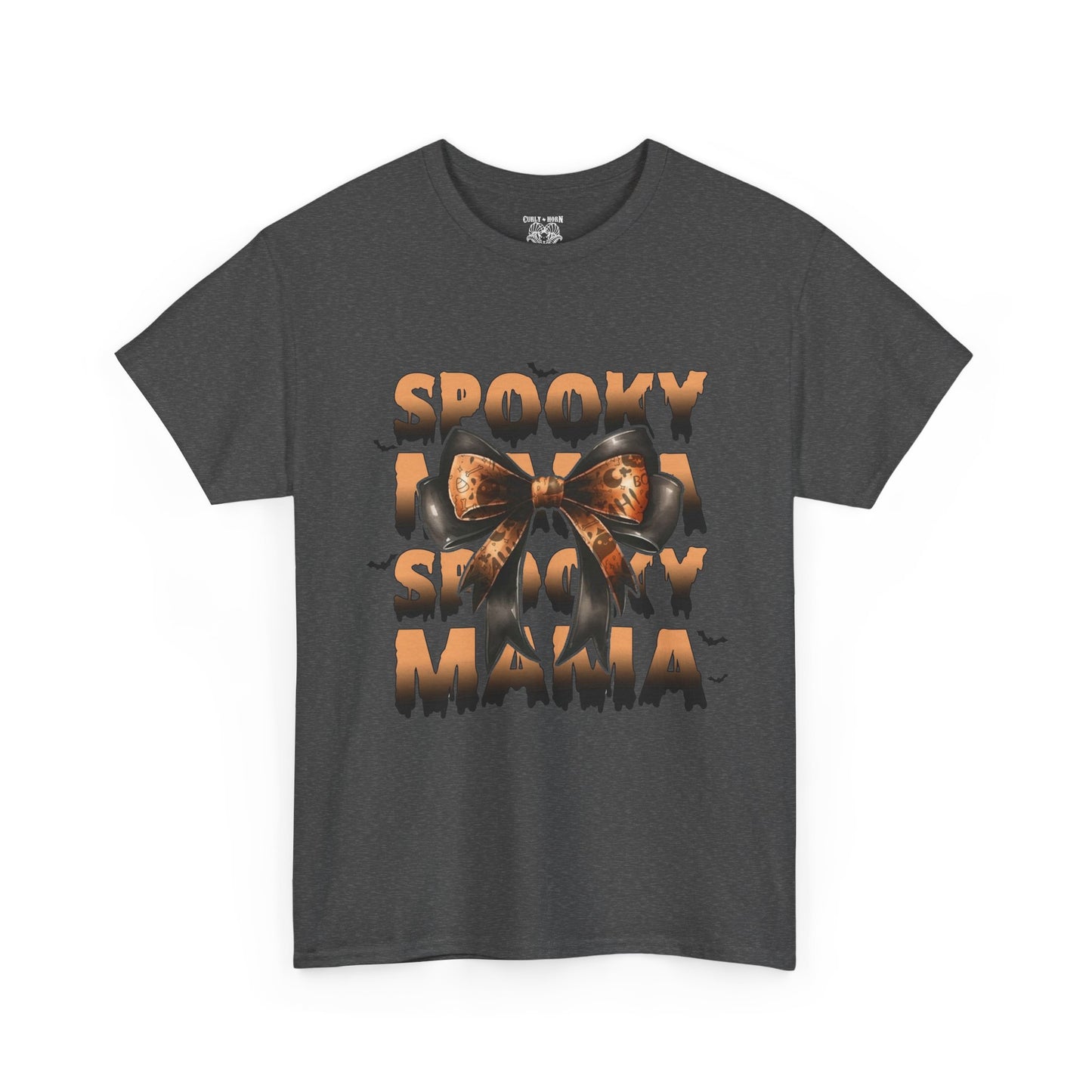 Spooky Season Unisex Heavy Cotton Tee, Halloween Shirt, Ghost Graphic Tee, Fall Fashion, Haunted House Tee
