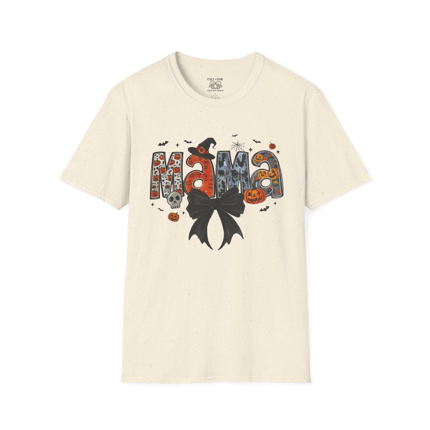 Halloween Mama T-Shirt, Cute Fall Tee, Unisex Ghost Shirt, Family Halloween Party Wear, Trick or Treat Costume Top