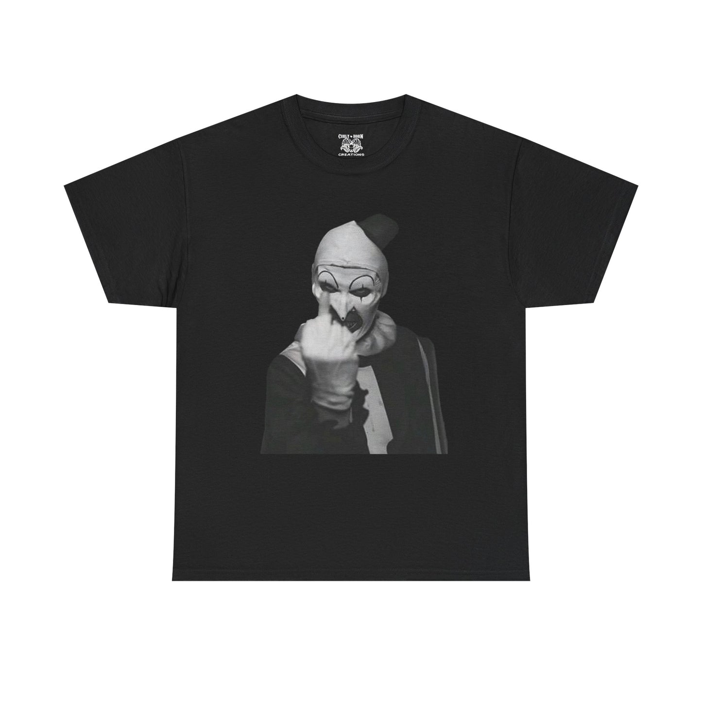 Art the Clown Terrifier Tee, Unisex Cotton T-Shirt for Humor Lovers, Casual Wear, Street Style, Gift for Fun-Loving Friends