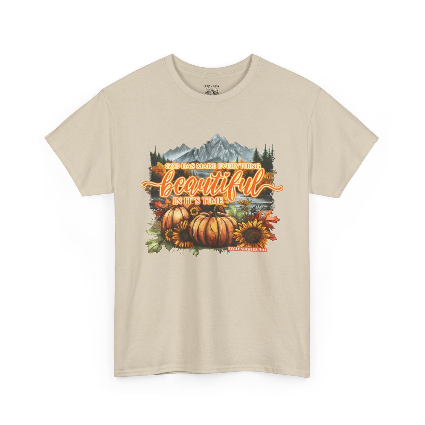 'Fall is Beautiful' Graphic T-Shirt, Autumn Apparel, Faith Based