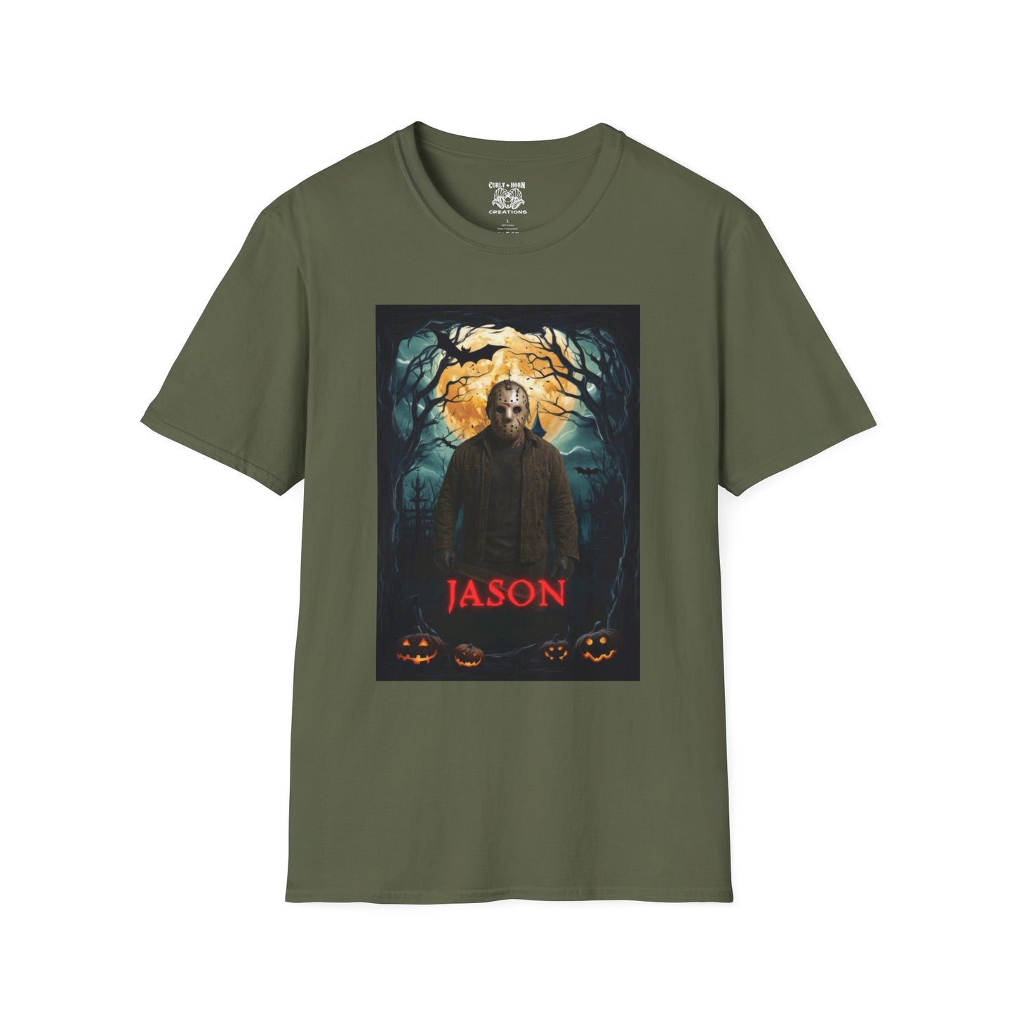 Jason Halloween Unisex T-Shirt, Spooky Apparel, Horror Movie Gift, Festival Outfit, Fall Wardrobe Essential