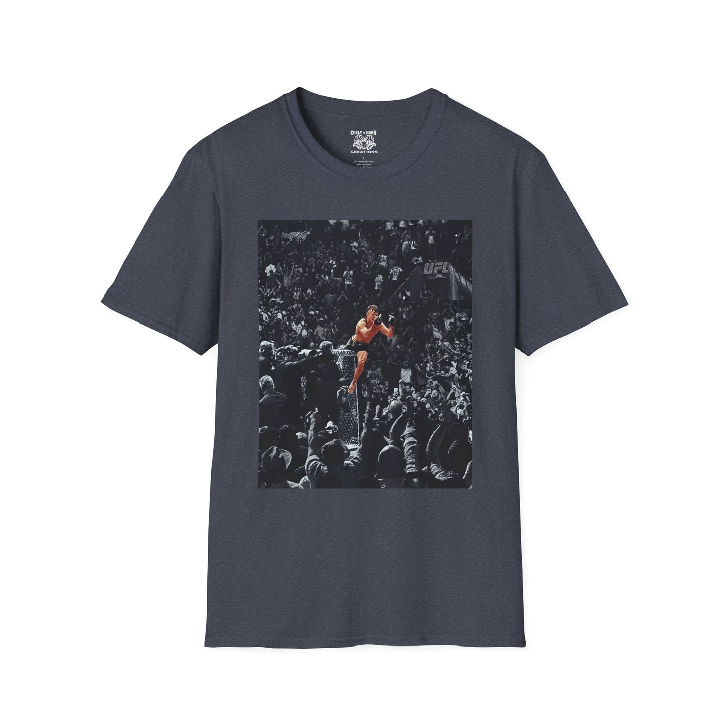 Retro MMA Sports Fan Unisex Softstyle T-Shirt, Graphic Tee, Casual Wear, Gift for Him/Her, Birthday, Sports Events, Music Festivals