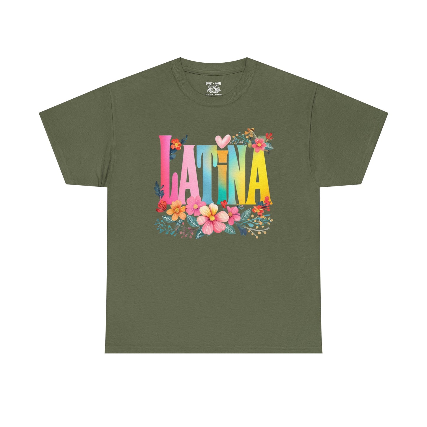 Latina Pride Tee | Unisex Heavy Cotton T-Shirt for Everyday Wear, Hispanic Heritage Month, Gifts