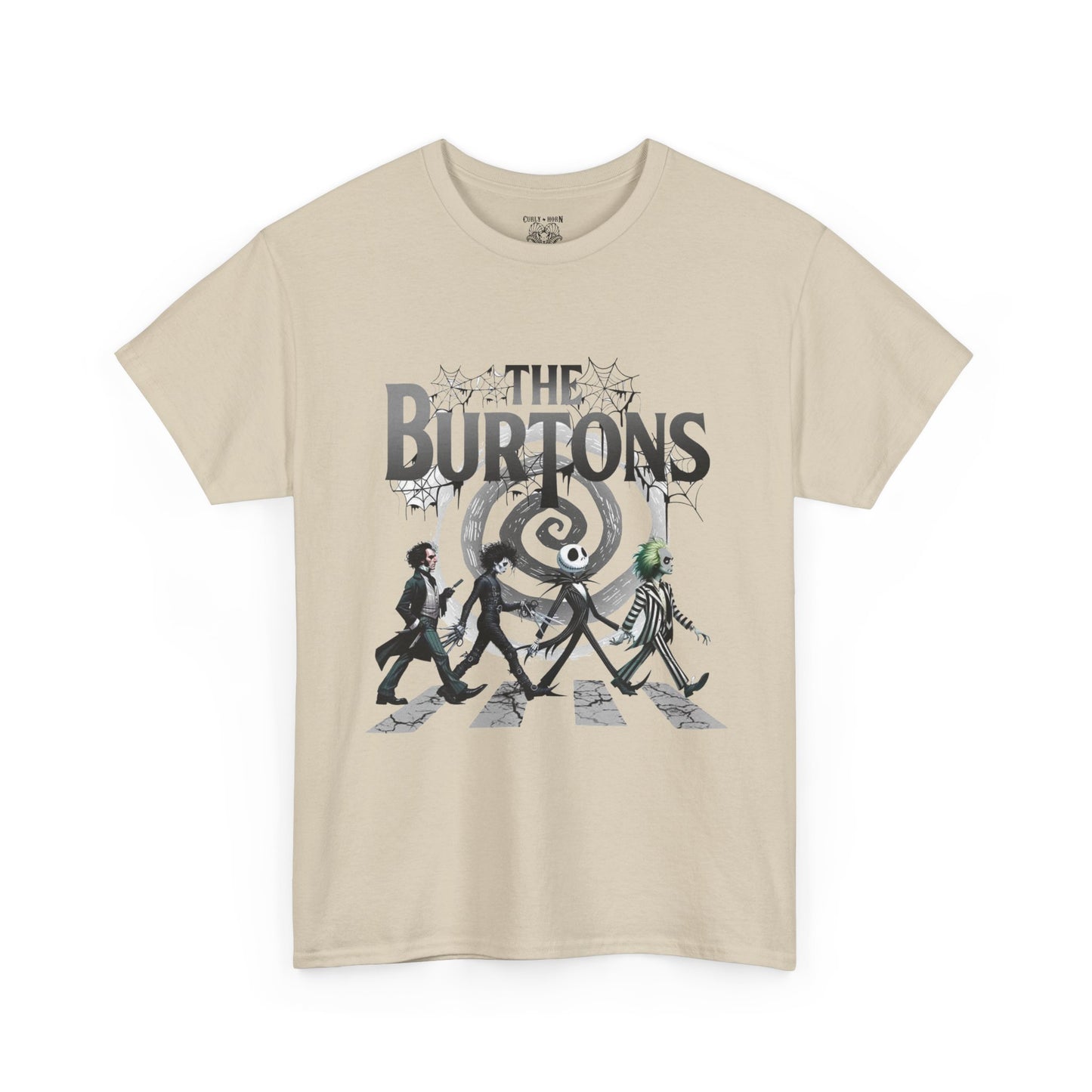 The Burtons Unisex Heavy Cotton Tee - Perfect for Halloween, Movie Lovers, Casual Wear, Gifts, and Everyday Style