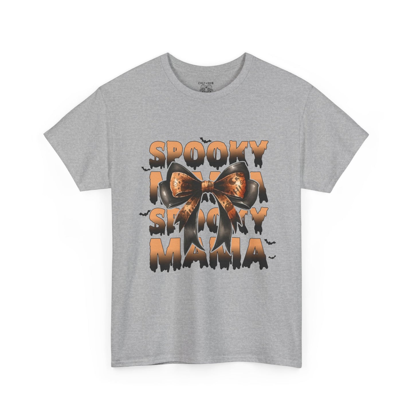 Spooky Season Unisex Heavy Cotton Tee, Halloween Shirt, Ghost Graphic Tee, Fall Fashion, Haunted House Tee