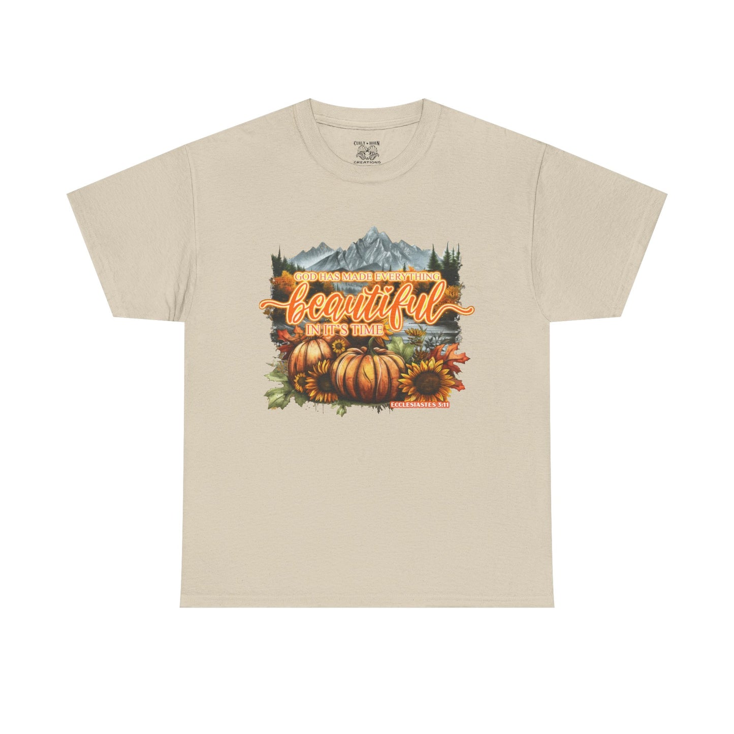 'Fall is Beautiful' Graphic T-Shirt, Autumn Apparel, Faith Based